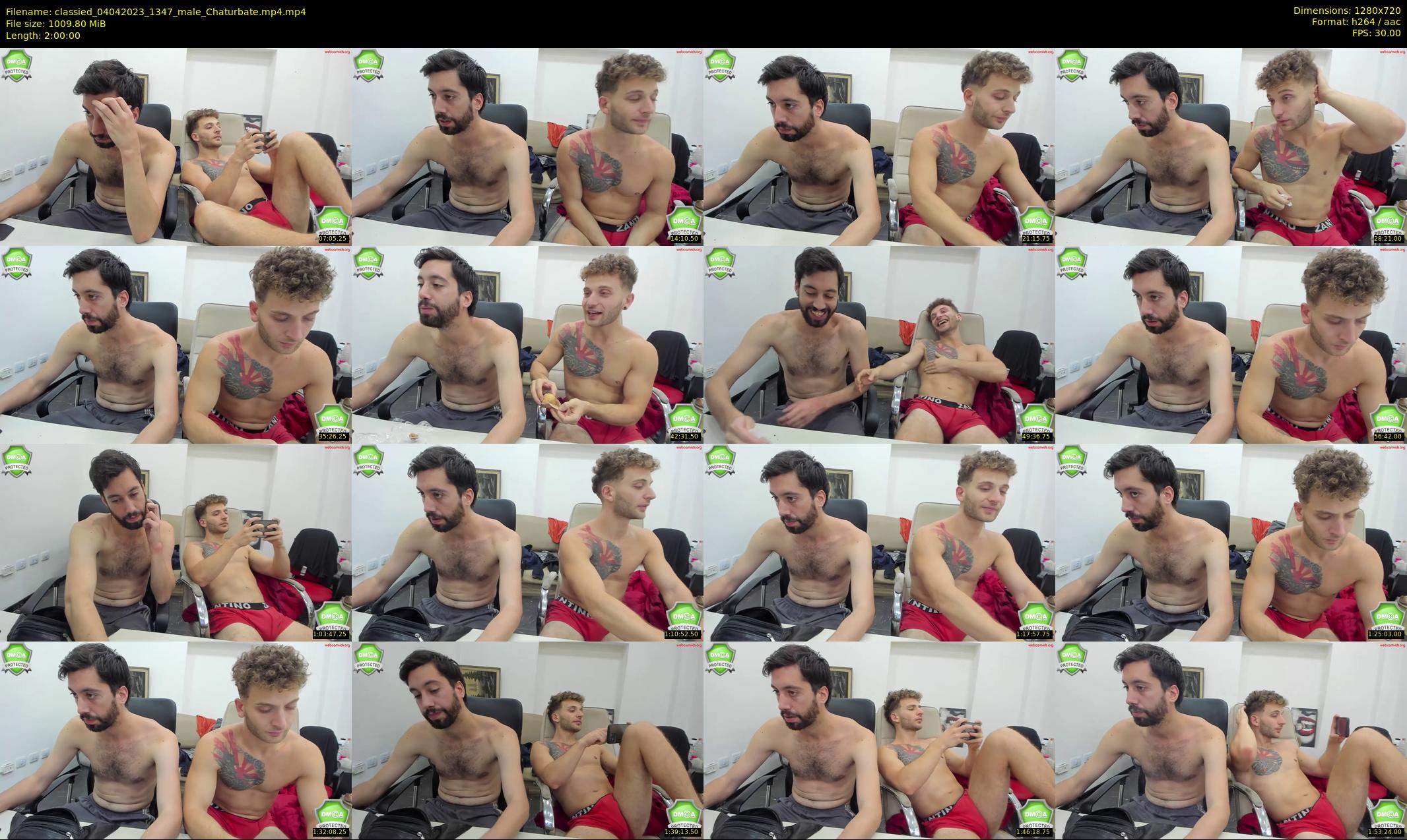 classied — 120 minute Chaturbate male cam show recording, 720p, Apr 4, 2023