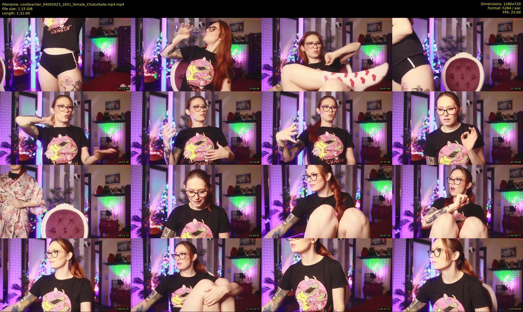 coolteacher — 91 minute Chaturbate female cam show recording, 720p, Apr 4, 2023