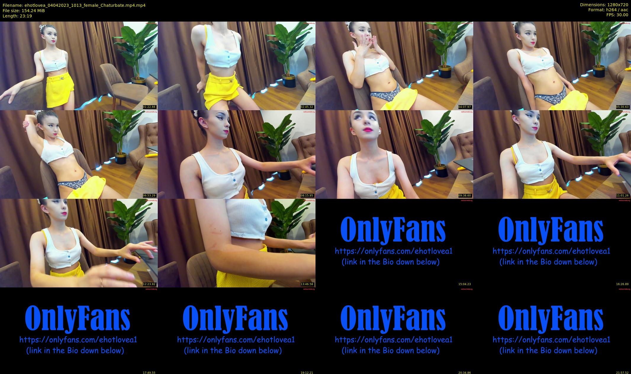 ehotlovea — 24 minute Chaturbate female cam show recording, 720p, Apr 4, 2023