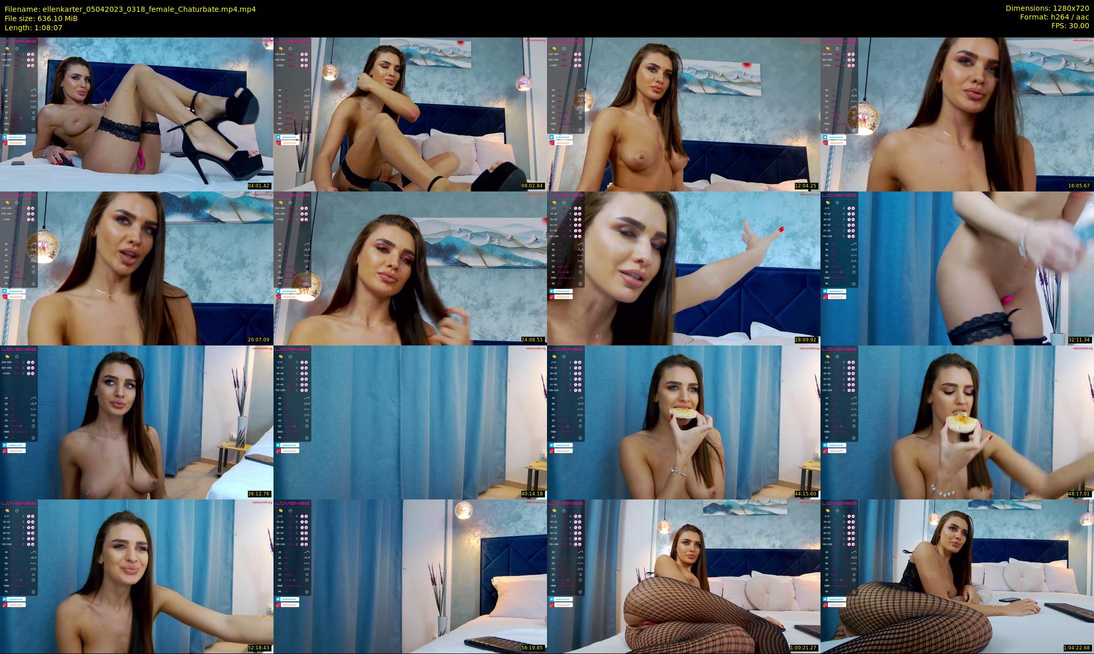 ellenkarter — 69 minute Chaturbate female cam show recording, 720p, Apr 5, 2023