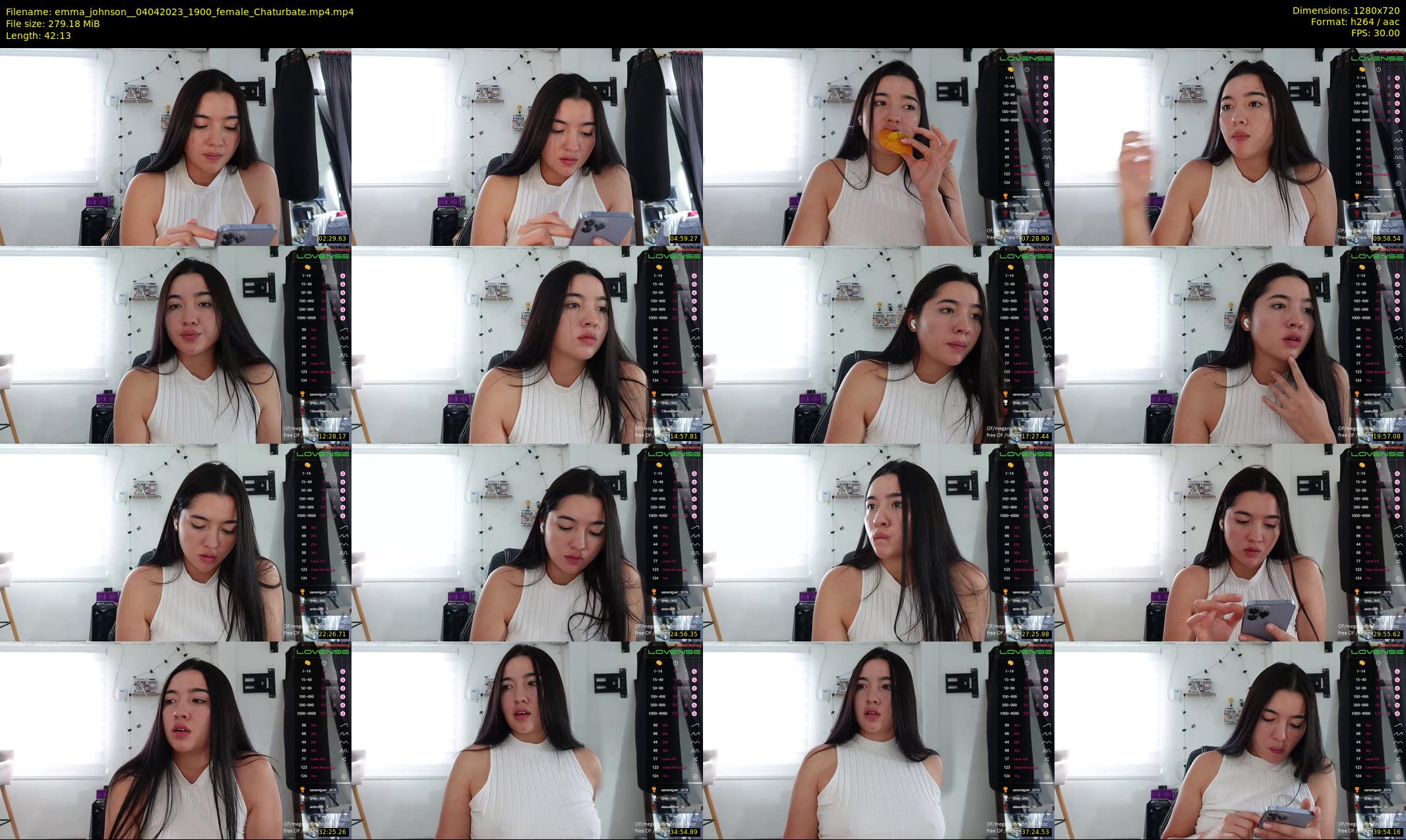 emma_johnson_ — 43 minute Chaturbate female cam show recording, 720p, Apr 4, 2023