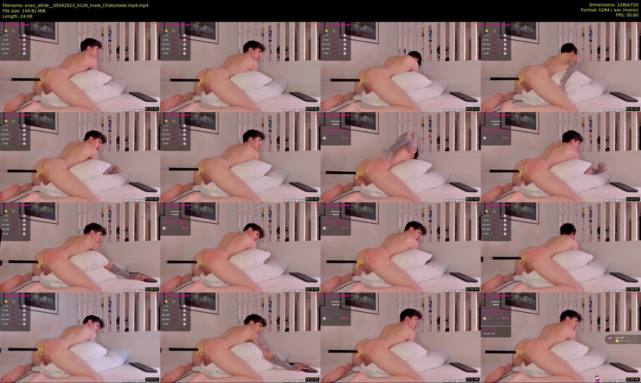 evan_white_ — 25 minute Chaturbate male cam show recording, 720p, Apr 5, 2023
