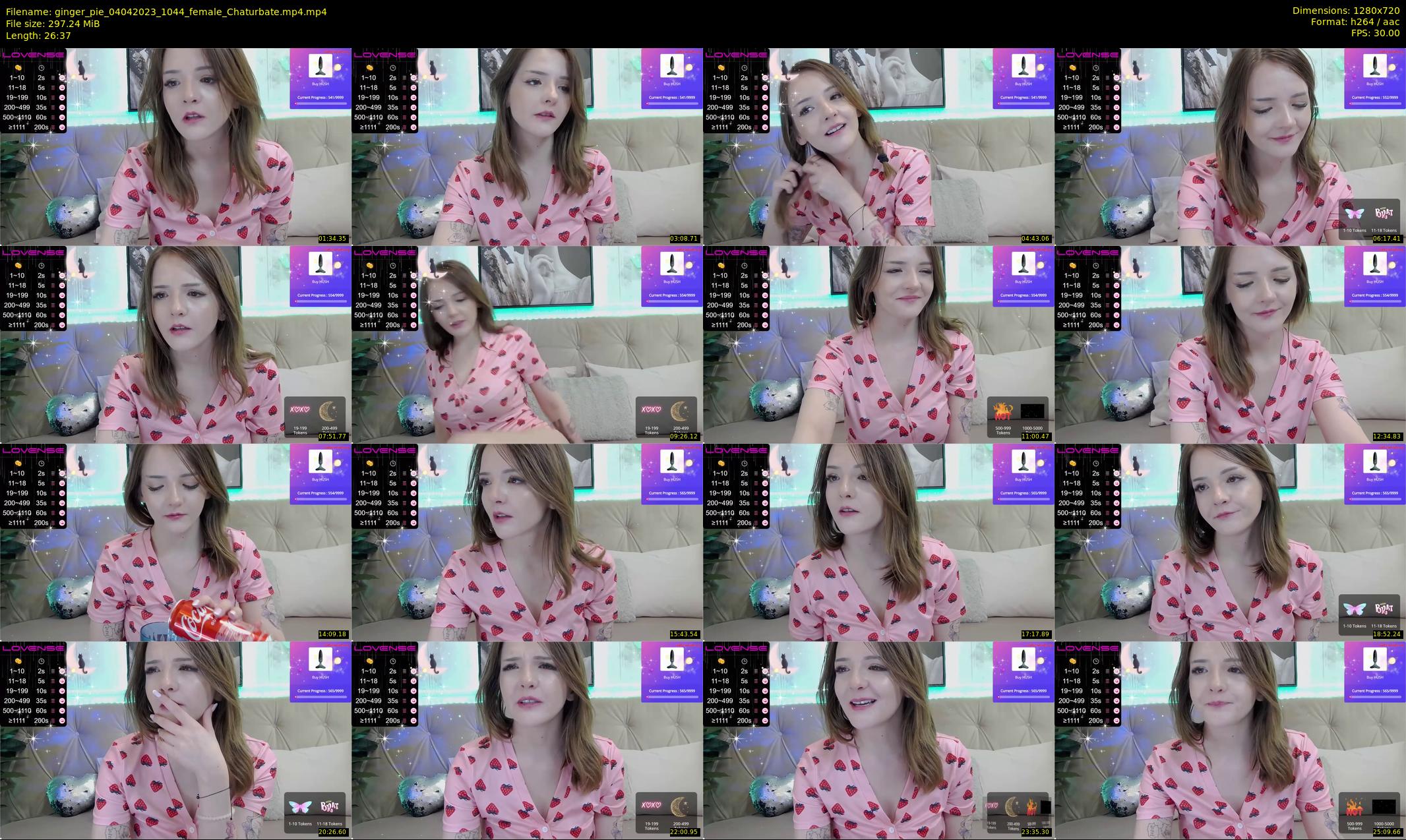 ginger_pie — 27 minute Chaturbate female cam show recording, 720p, Apr 4, 2023