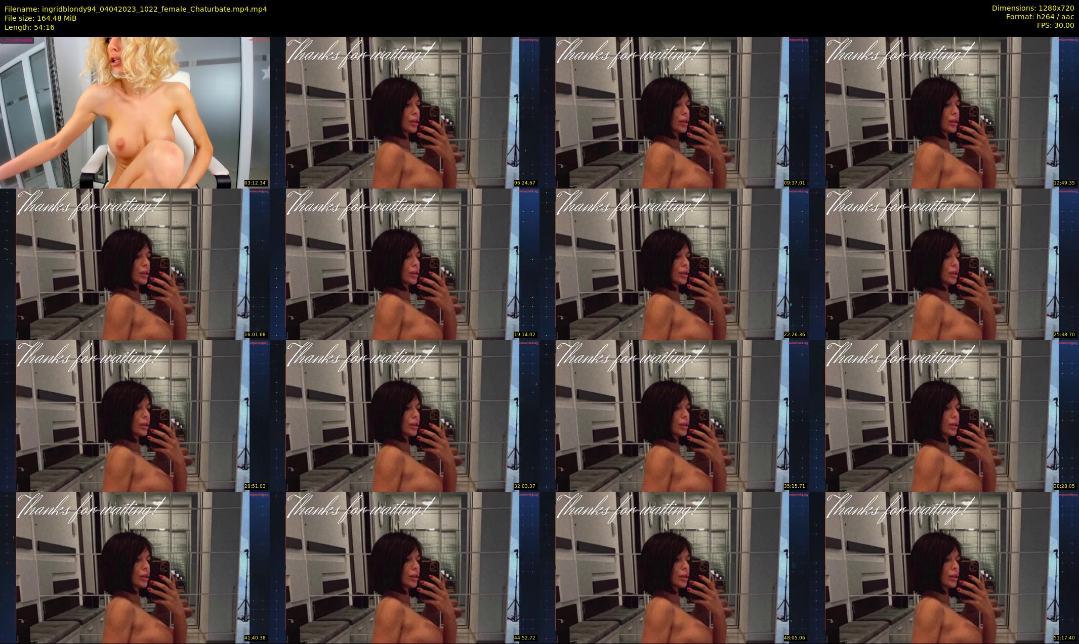 ingridblondy94 — 55 minute Chaturbate female cam show recording, 720p, Apr 4, 2023