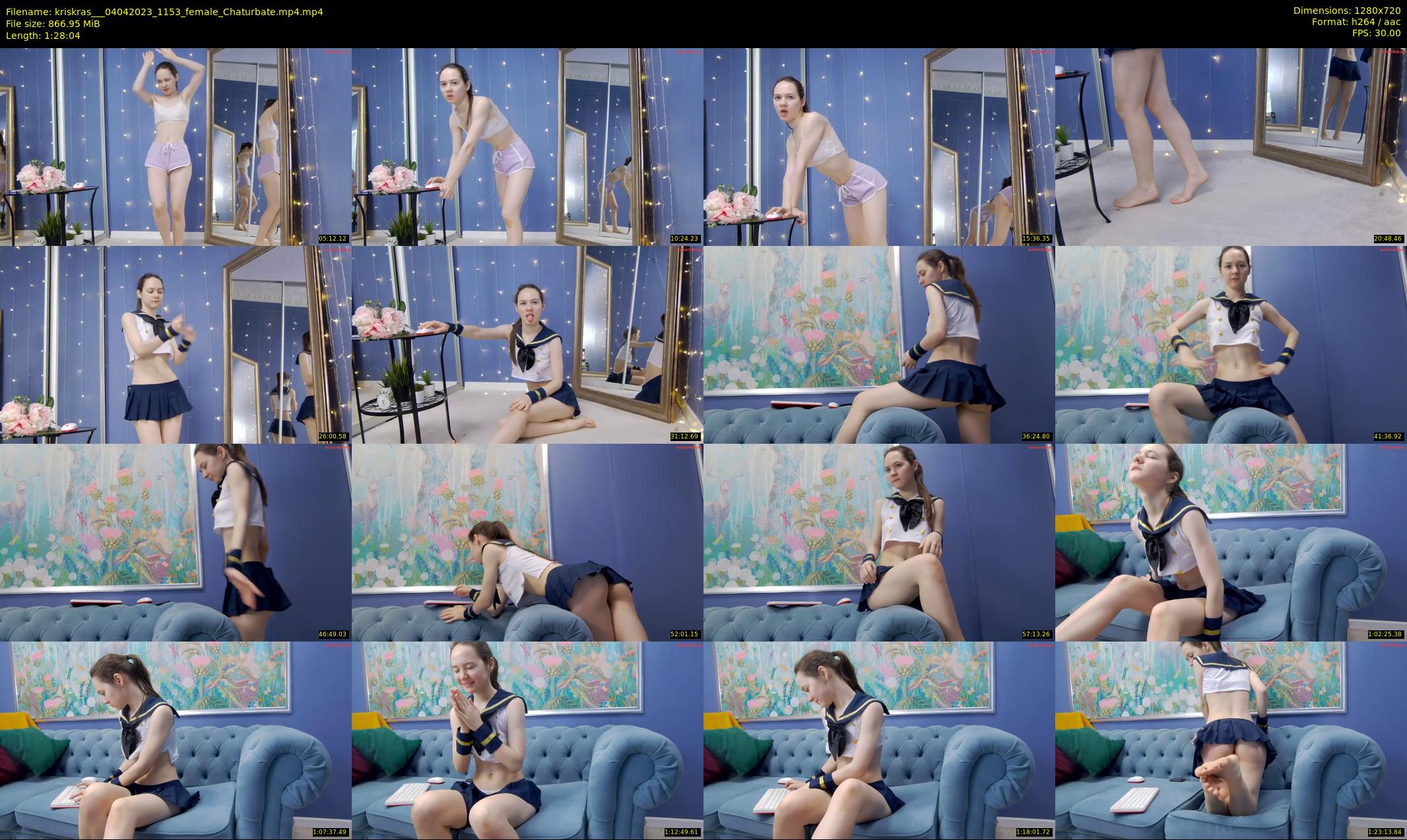 kriskras__ — 89 minute Chaturbate female cam show recording, 720p, Apr 4, 2023