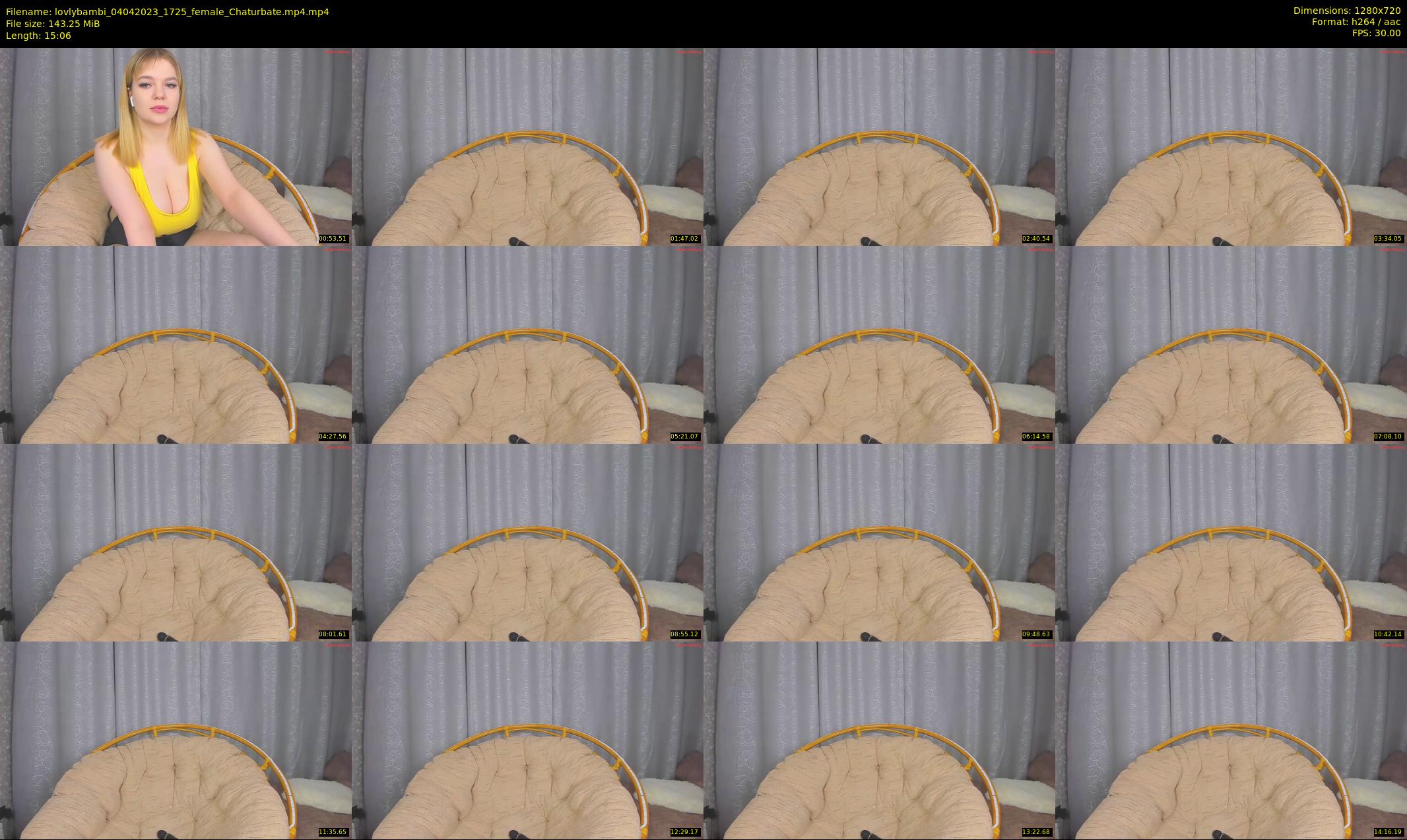 lovlybambi — 16 minute Chaturbate female cam show recording, 720p, Apr 4, 2023