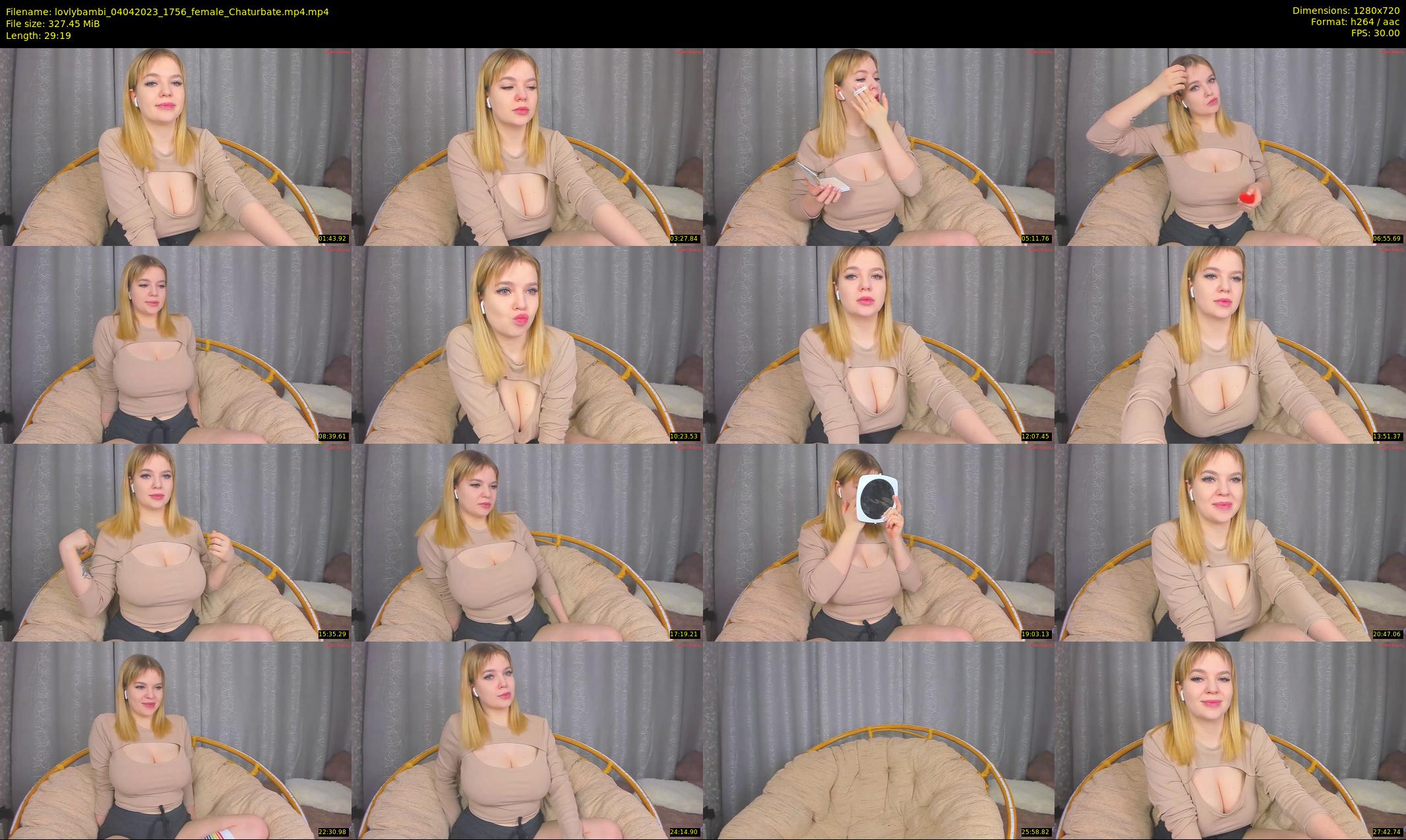 lovlybambi — 30 minute Chaturbate female cam show recording, 720p, Apr 4, 2023