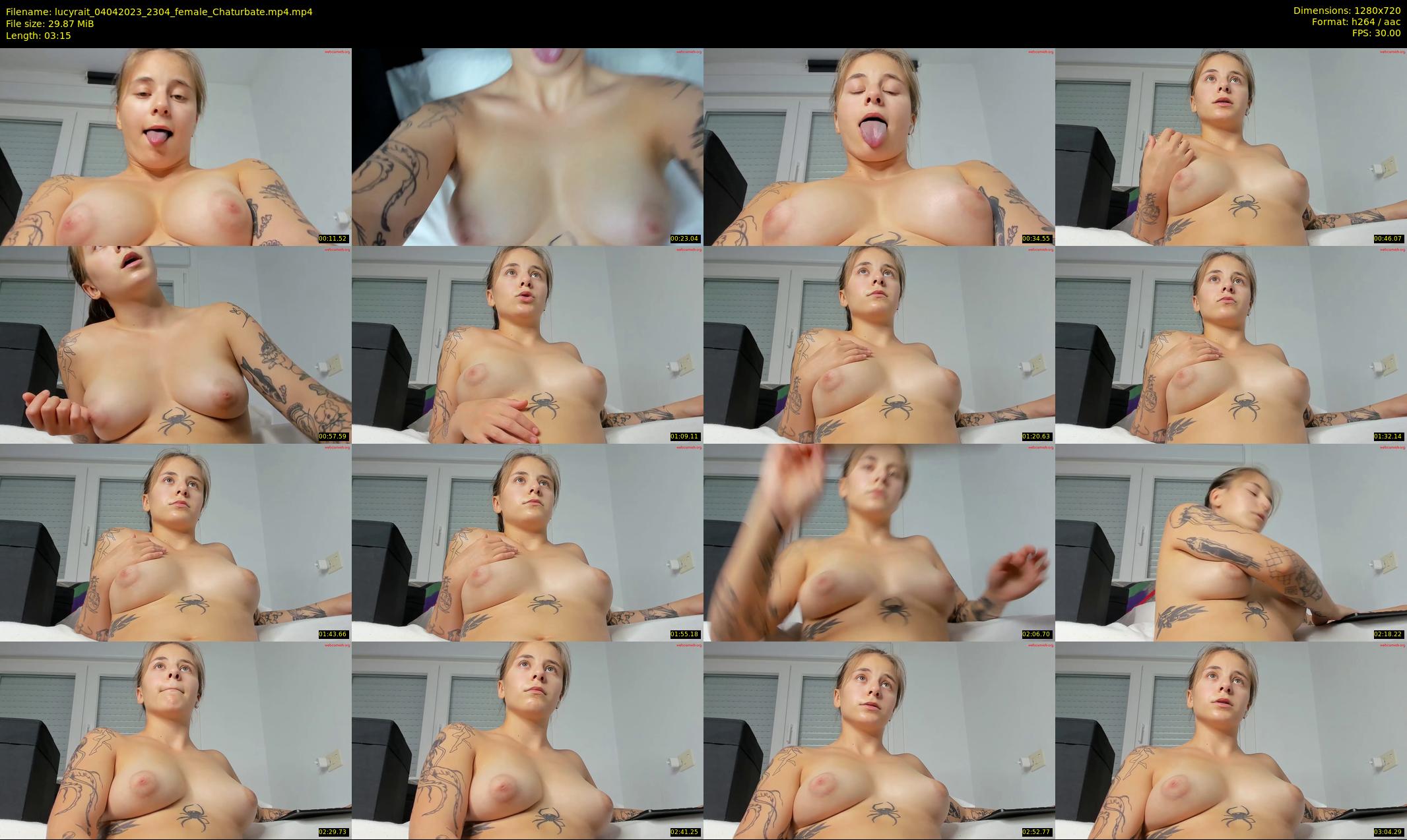 lucyrait — 4 minute Chaturbate female cam show recording, 720p, Apr 4, 2023