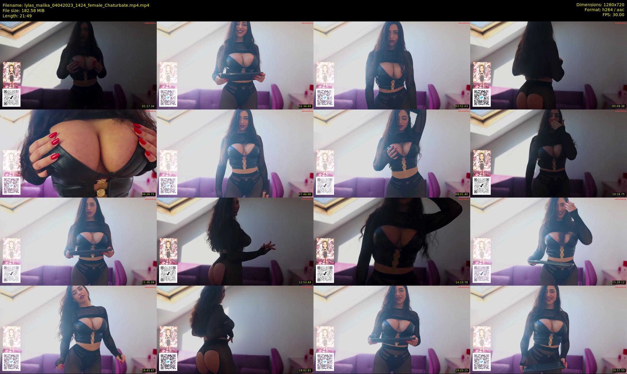 lylas_malika — 22 minute Chaturbate female cam show recording, 720p, Apr 4, 2023