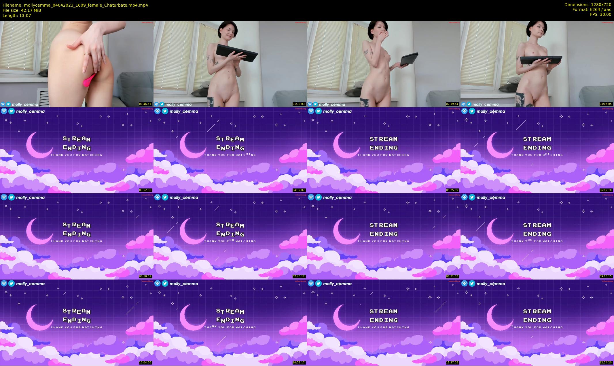 mollycemma — 14 minute Chaturbate female cam show recording, 720p, Apr 4, 2023