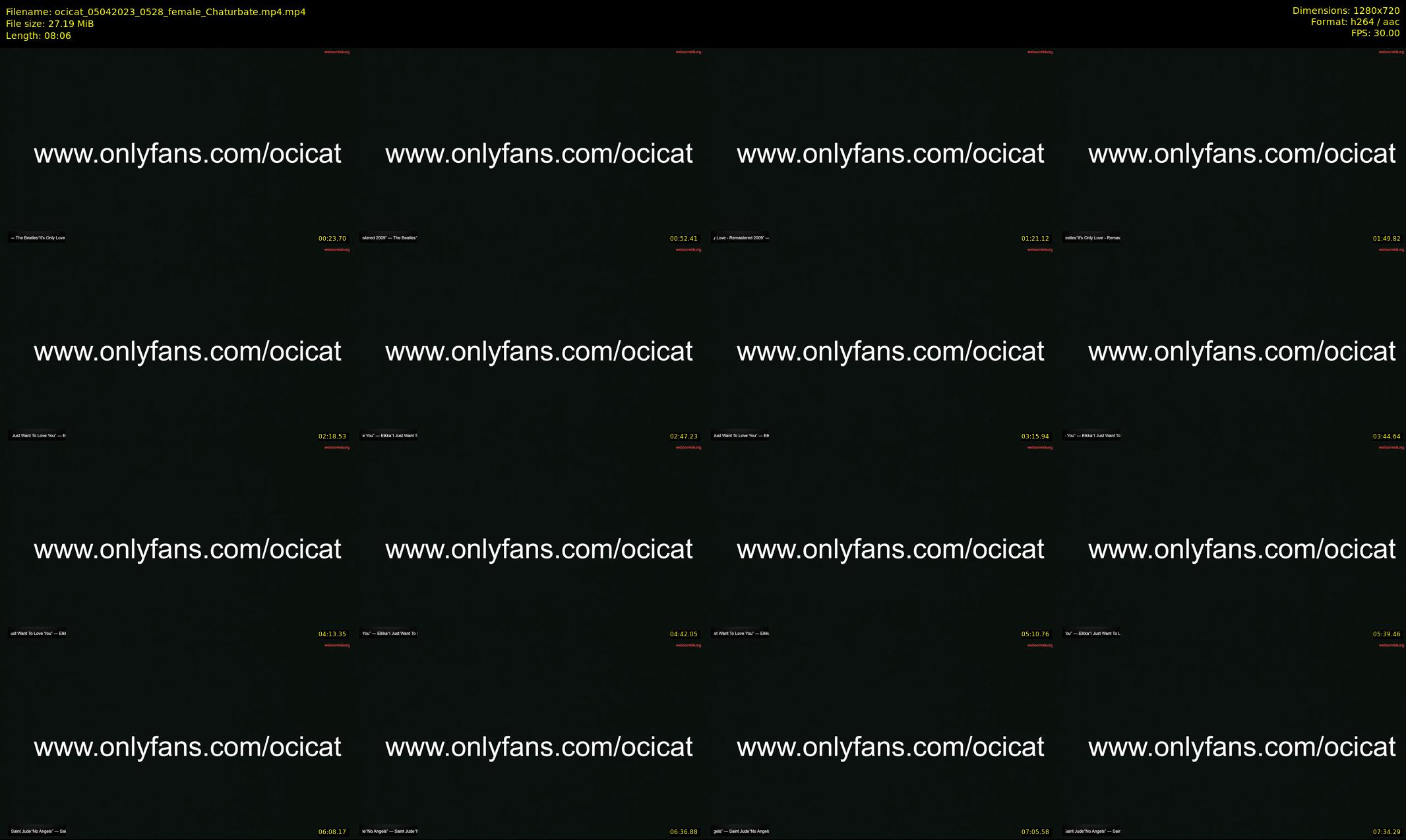 ocicat — 9 minute Chaturbate female cam show recording, 720p, Apr 5, 2023
