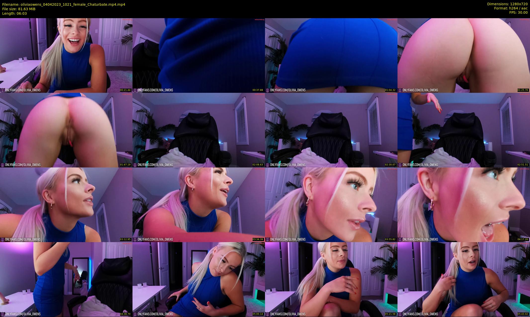 oliviaowens — 7 minute Chaturbate female cam show recording, 720p, Apr 4, 2023