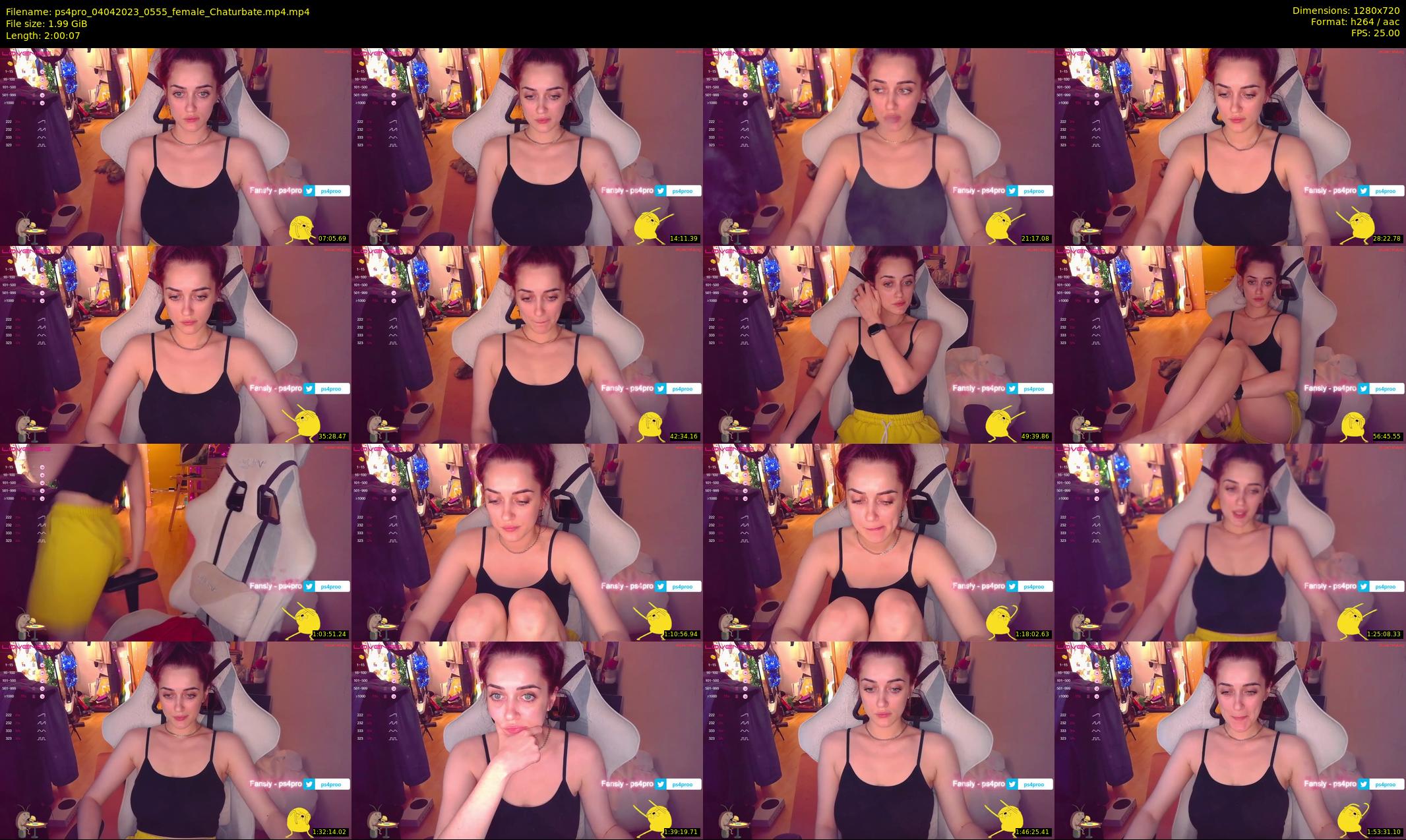 ps4pro — 121 minute Chaturbate female cam show recording, 720p, Apr 4, 2023