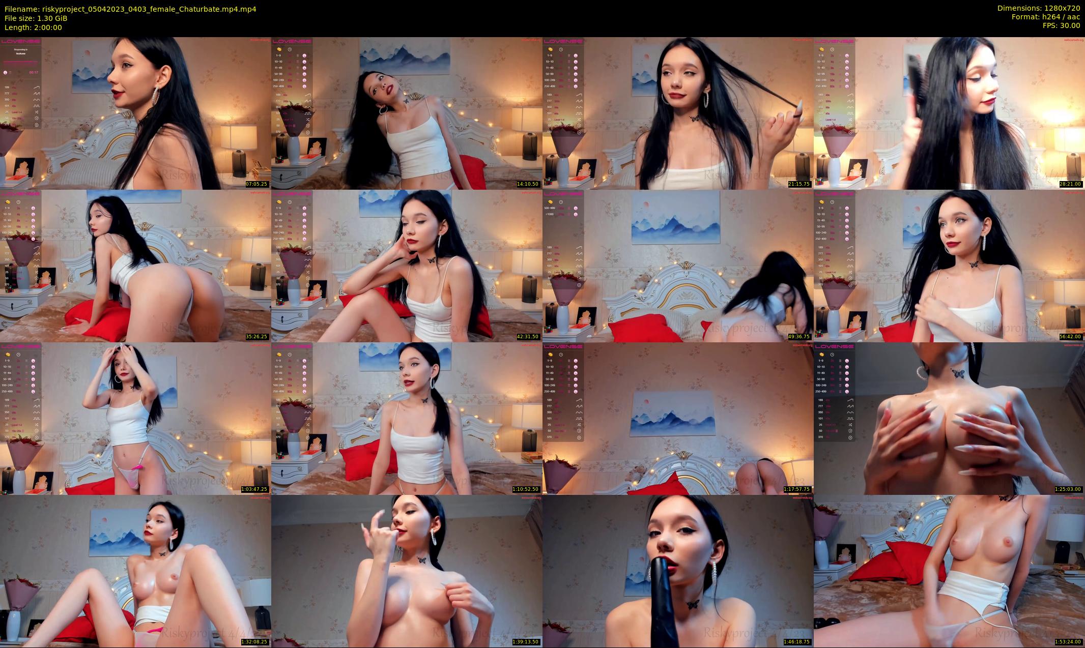 riskyproject — 120 minute Chaturbate couple cam show recording, 720p, Apr 5, 2023