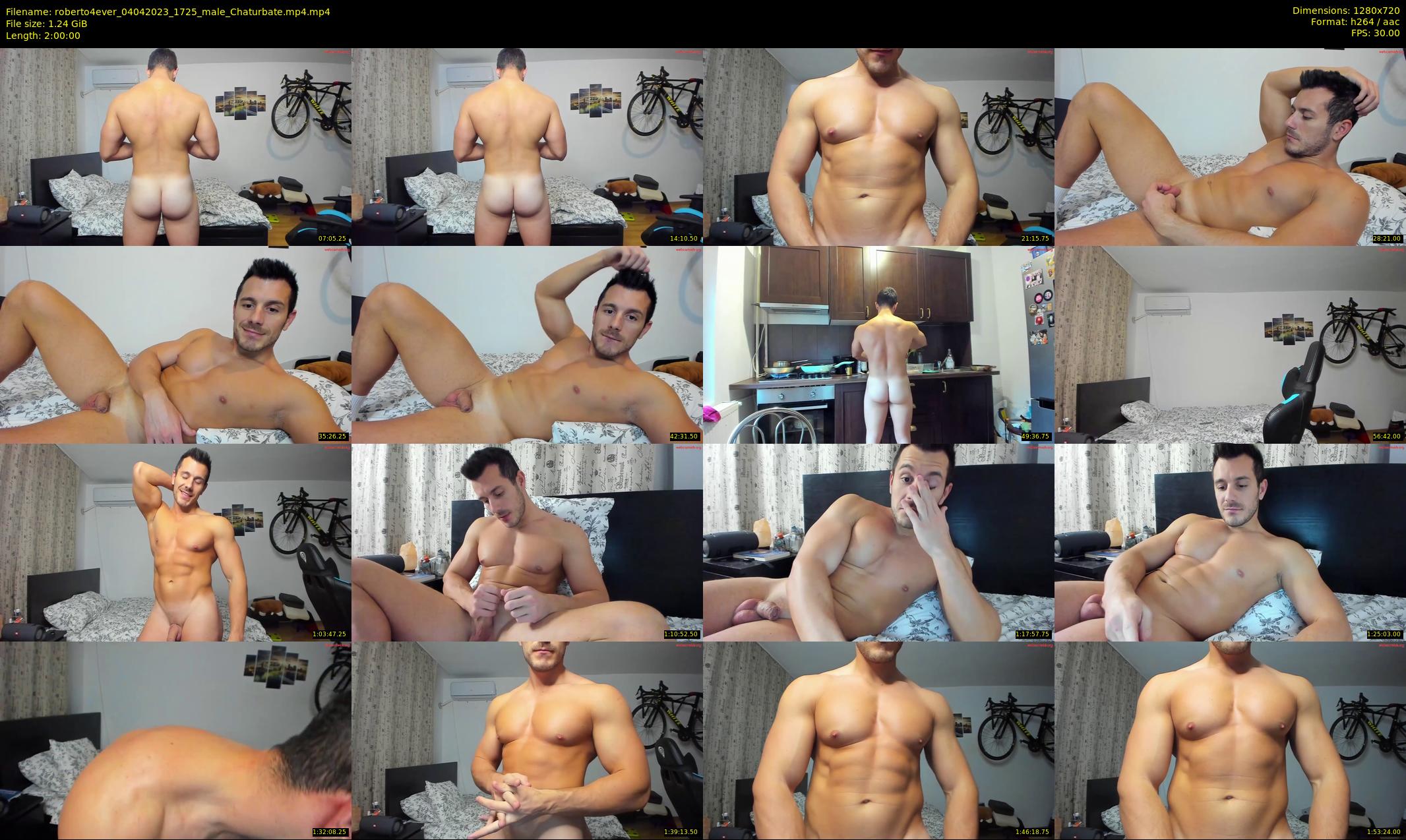 roberto4ever — 120 minute Chaturbate male cam show recording, 720p, Apr 4, 2023