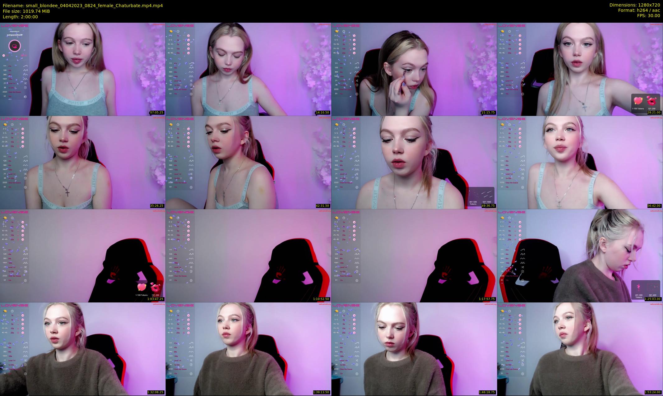 small_blondee — 120 minute Chaturbate female cam show recording, 720p, Apr 4, 2023