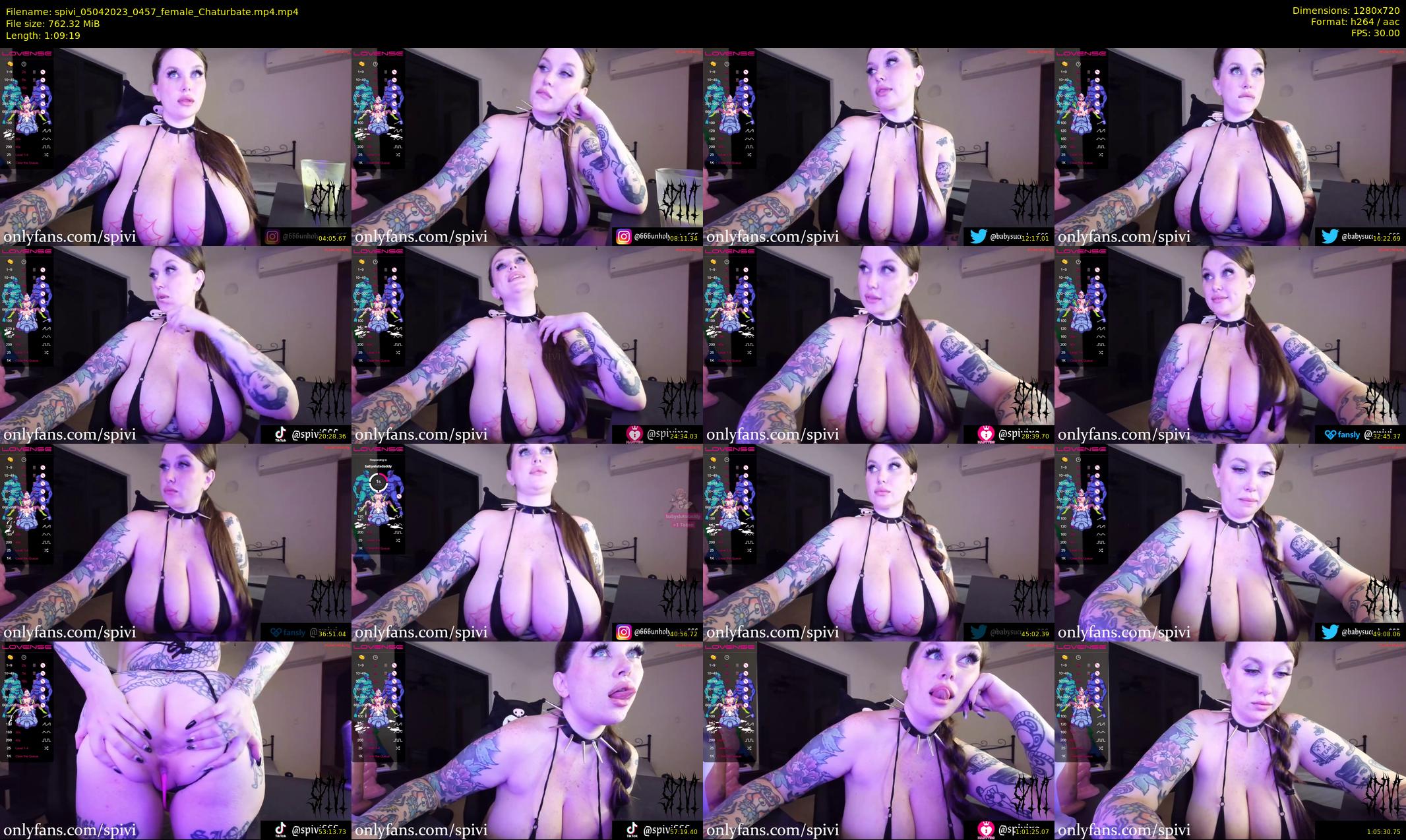 spivi — 70 minute Chaturbate female cam show recording, 720p, Apr 5, 2023