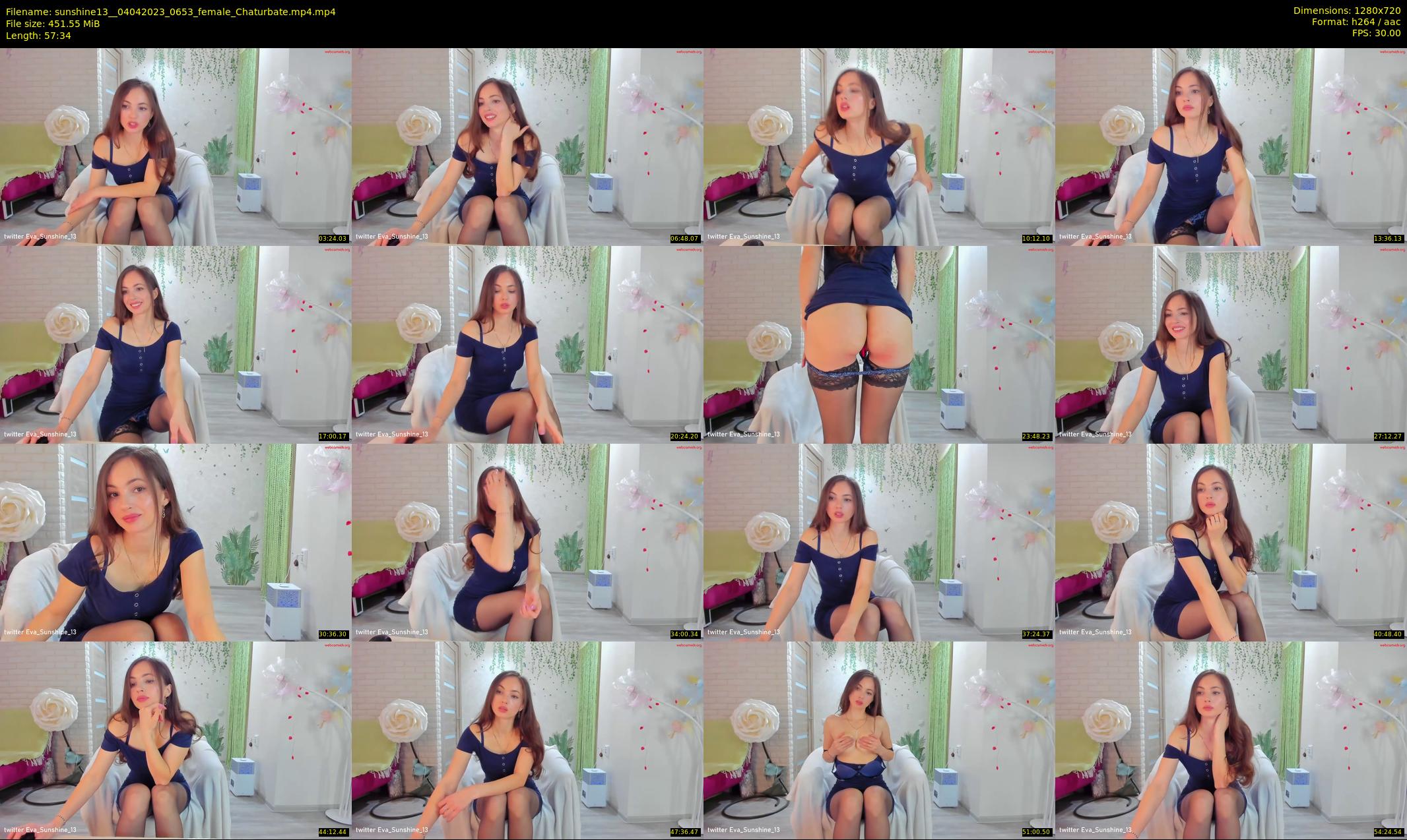sunshine13_ — 58 minute Chaturbate female cam show recording, 720p, Apr 4, 2023