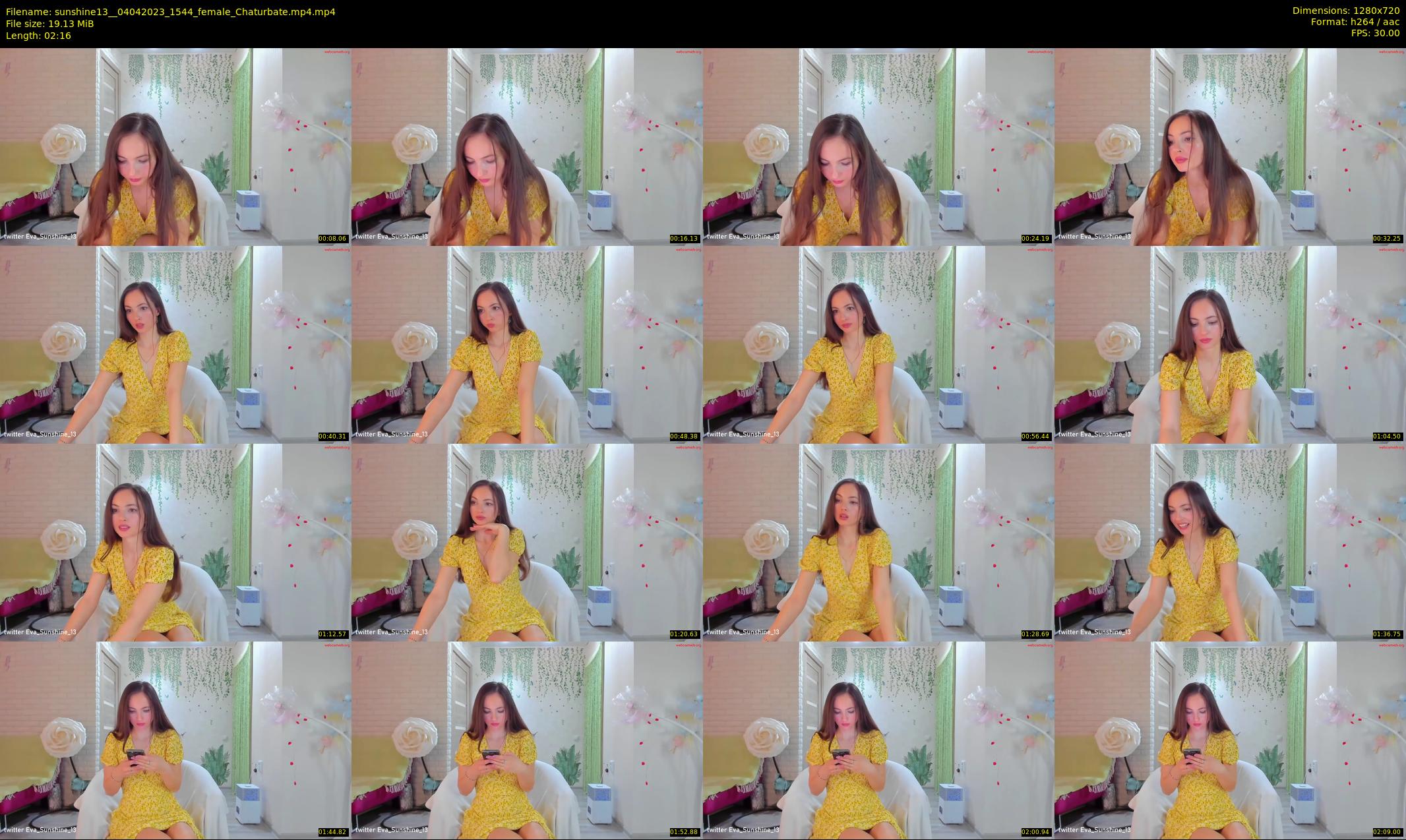 sunshine13_ — 3 minute Chaturbate female cam show recording, 720p, Apr 4, 2023