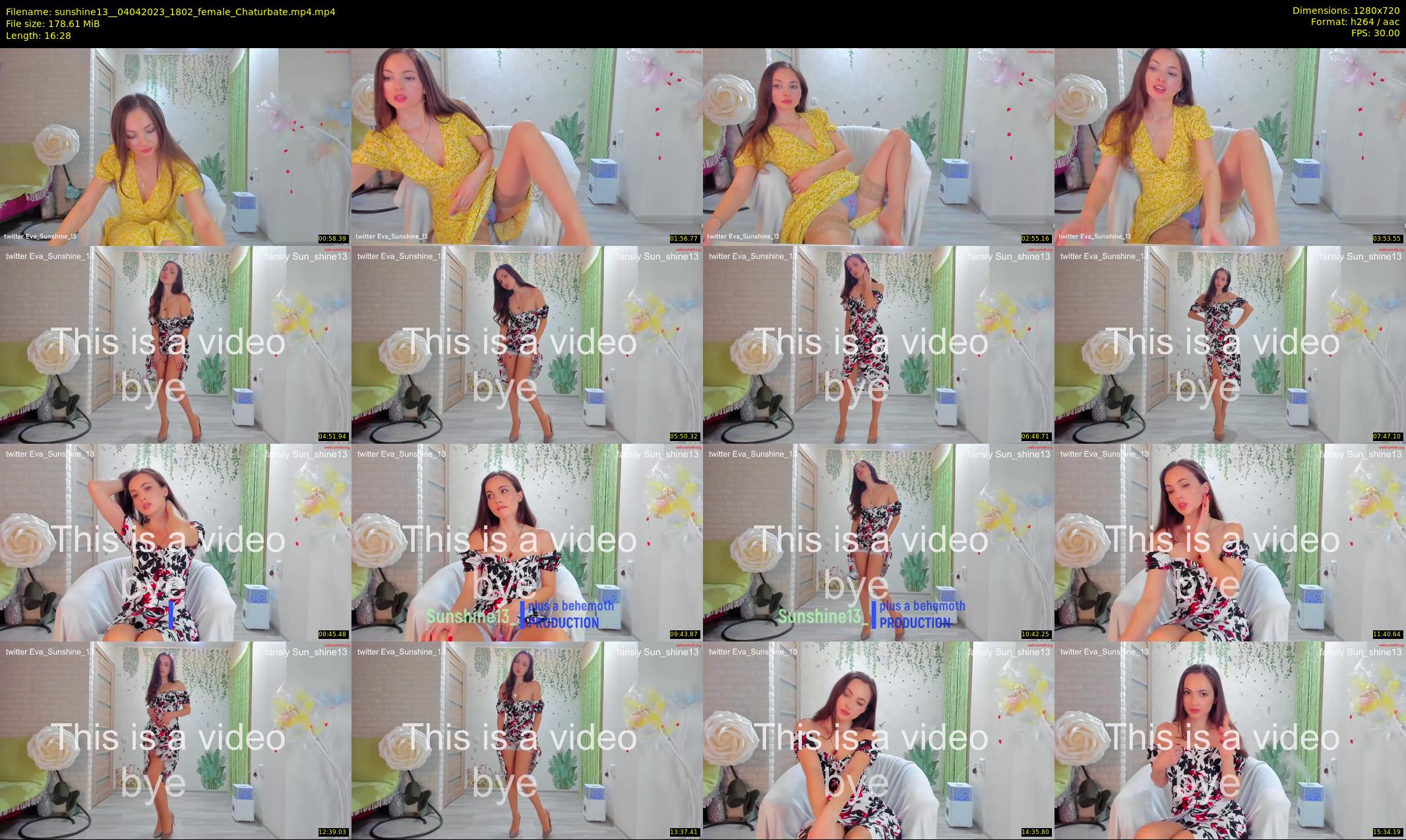 sunshine13_ — 17 minute Chaturbate female cam show recording, 720p, Apr 4, 2023