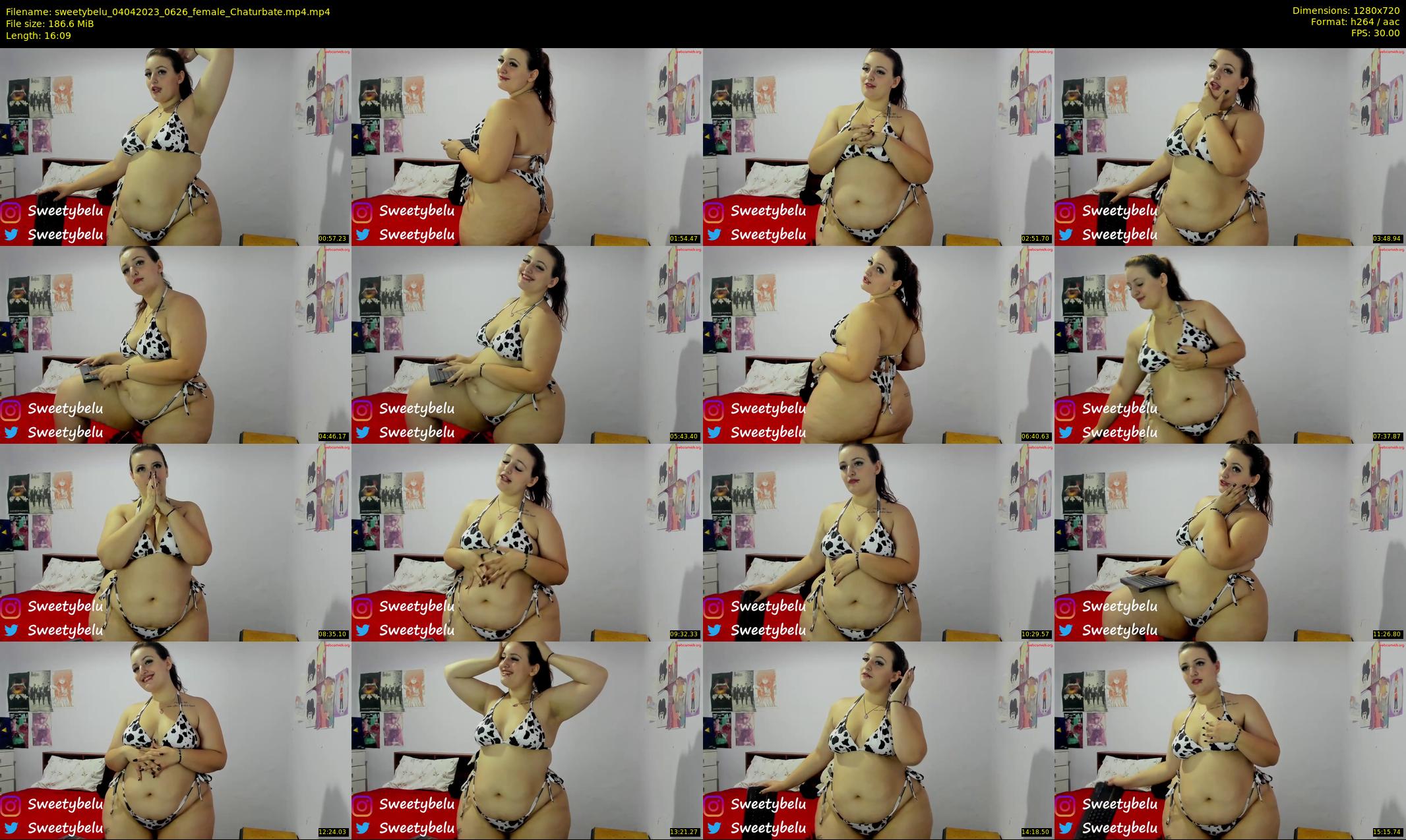 sweetybelu — 17 minute Chaturbate female cam show recording, 720p, Apr 4, 2023