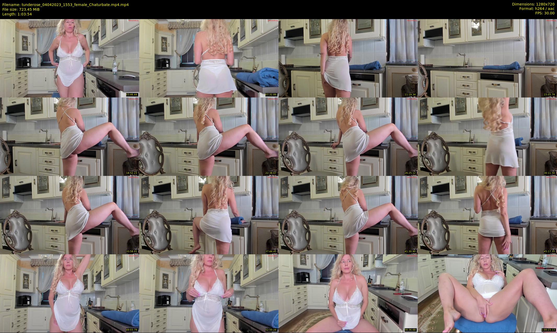 tunderose — 64 minute Chaturbate female cam show recording, 720p, Apr 4, 2023