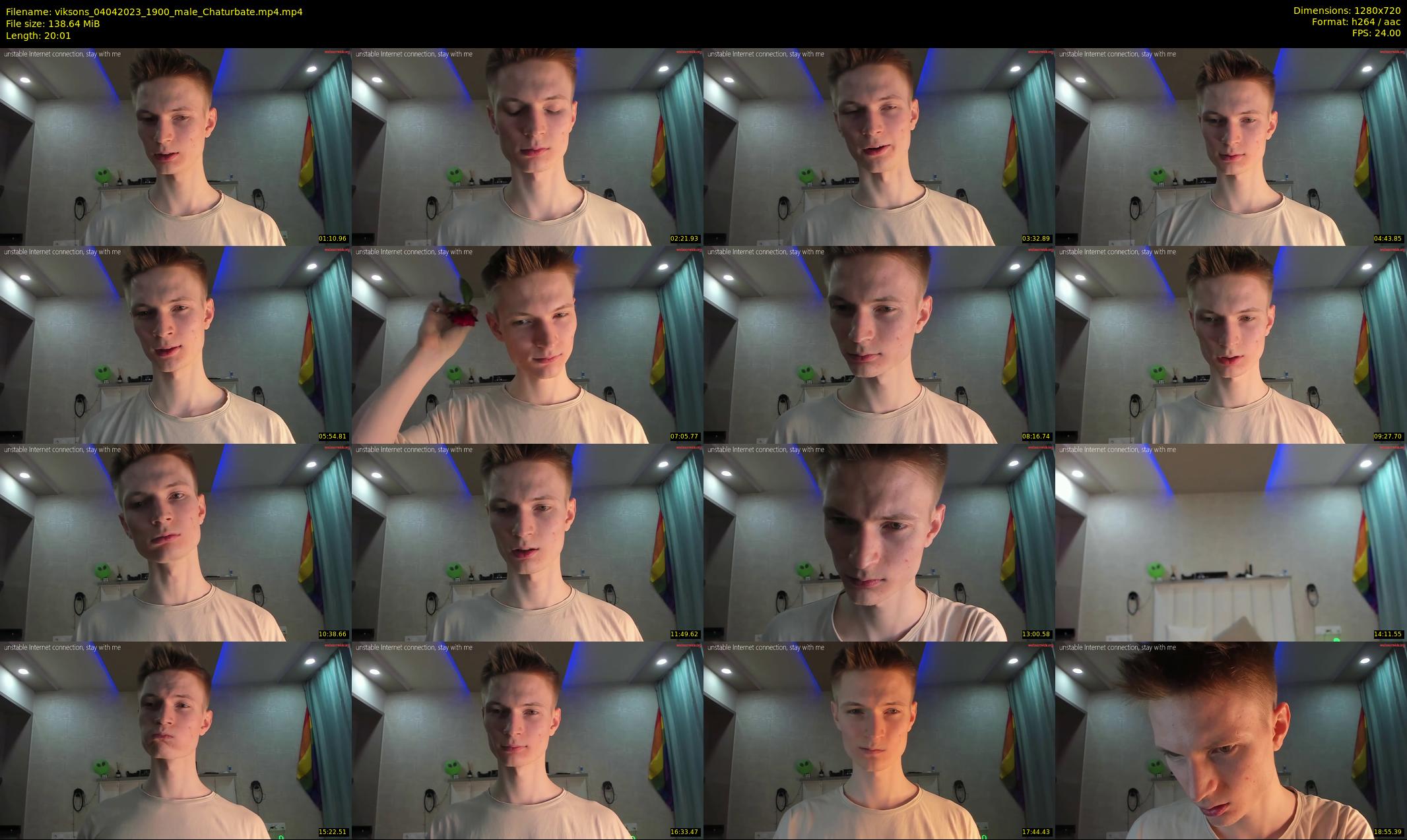 viksons — 21 minute Chaturbate male cam show recording, 720p, Apr 4, 2023