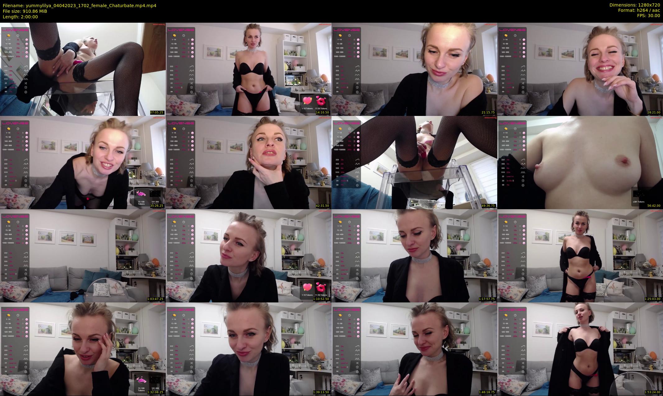 yummylilya — 120 minute Chaturbate female cam show recording, 720p, Apr 4, 2023