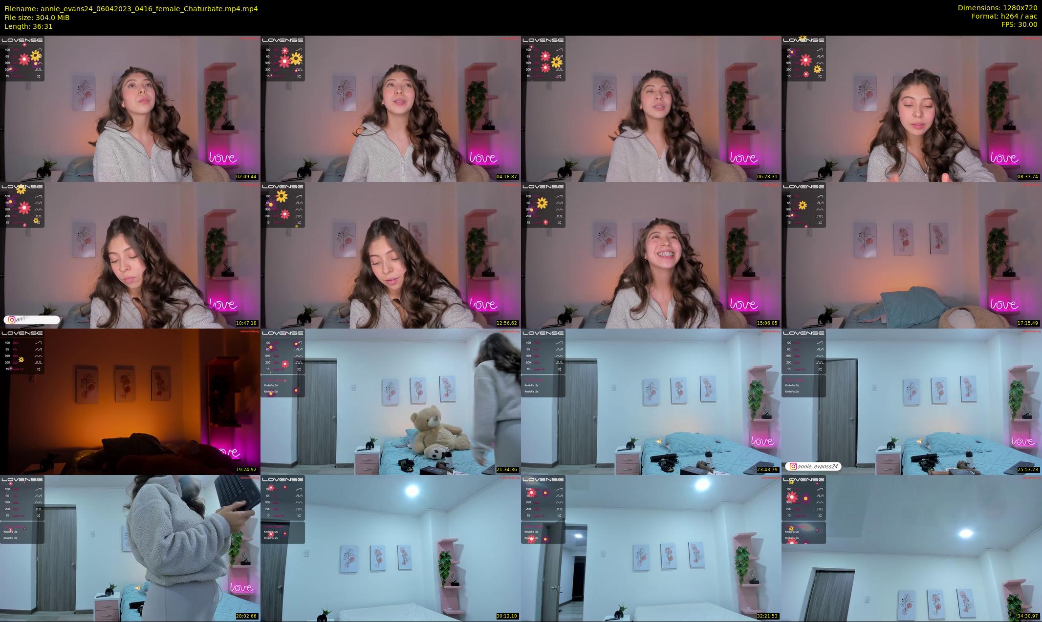 annie_evans24 — 37 minute Chaturbate female cam show recording, 720p, Apr 6, 2023
