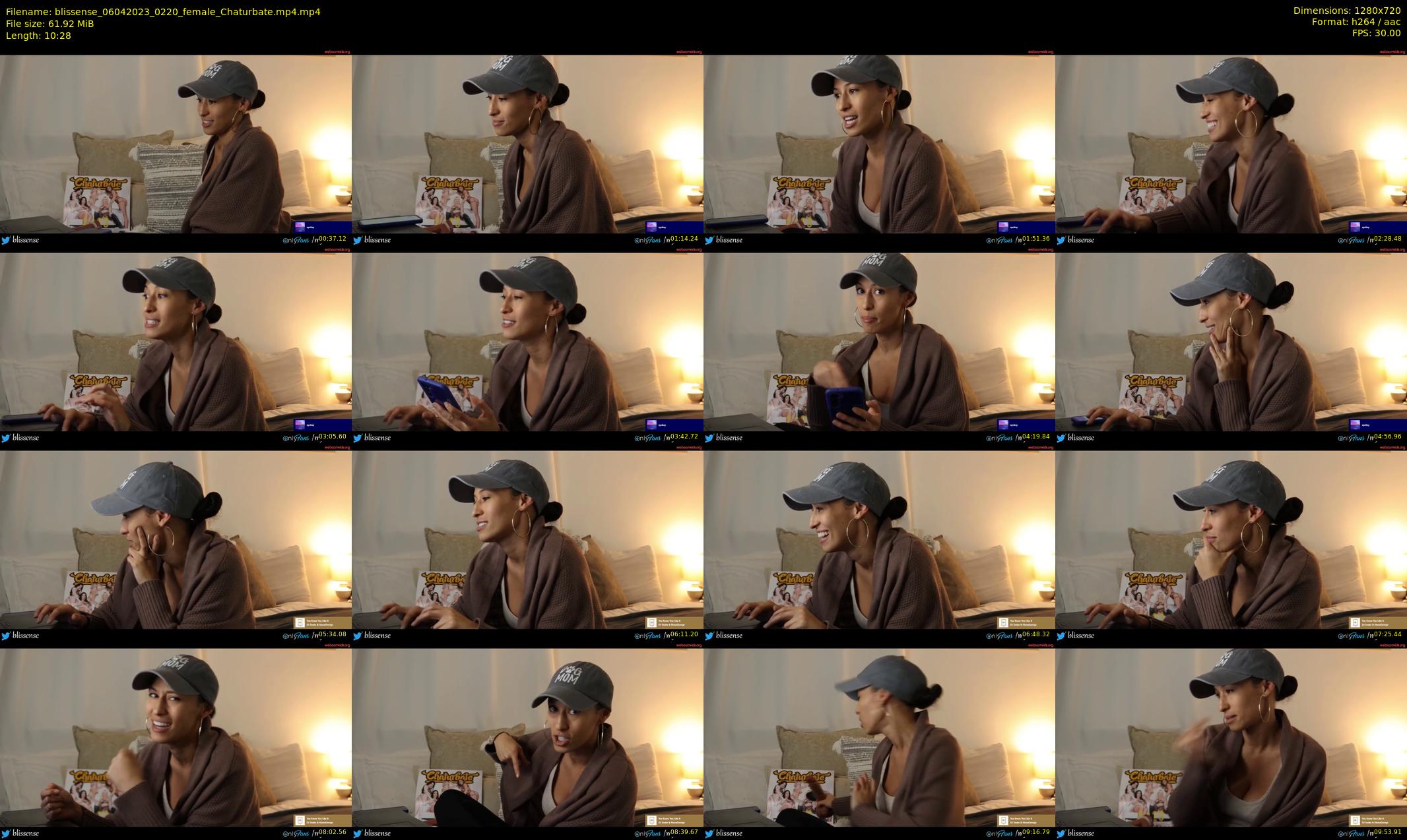 blissense — 11 minute Chaturbate female cam show recording, 720p, Apr 6, 2023