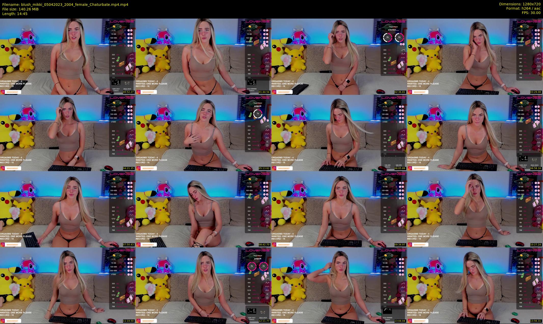 blush_mikki — 15 minute Chaturbate female cam show recording, 720p, Apr 5, 2023