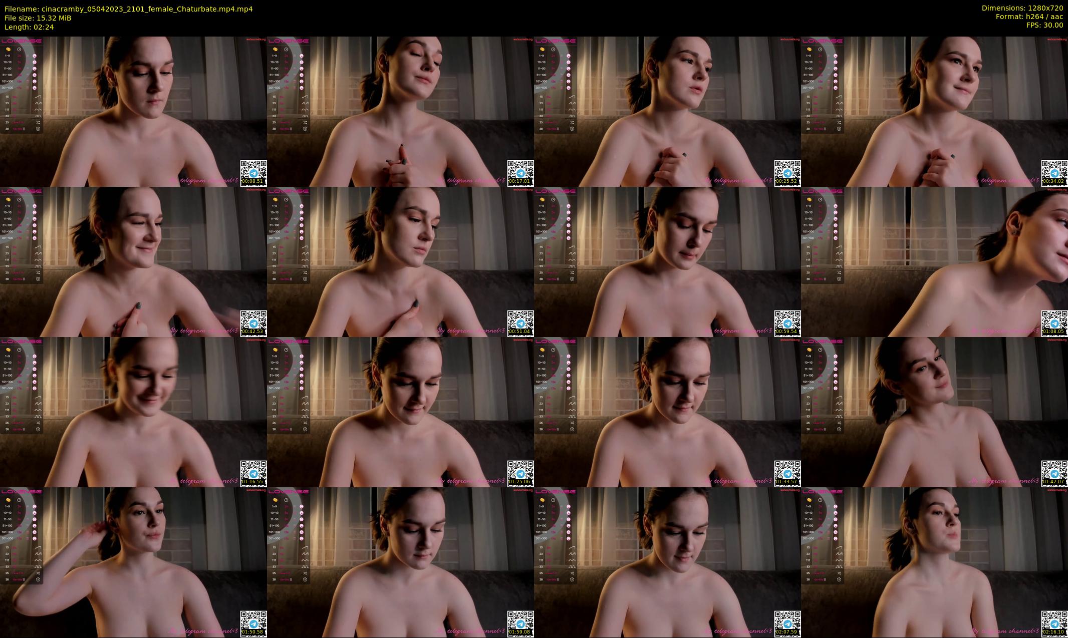 cinacramby — 3 minute Chaturbate female cam show recording, 720p, Apr 5, 2023