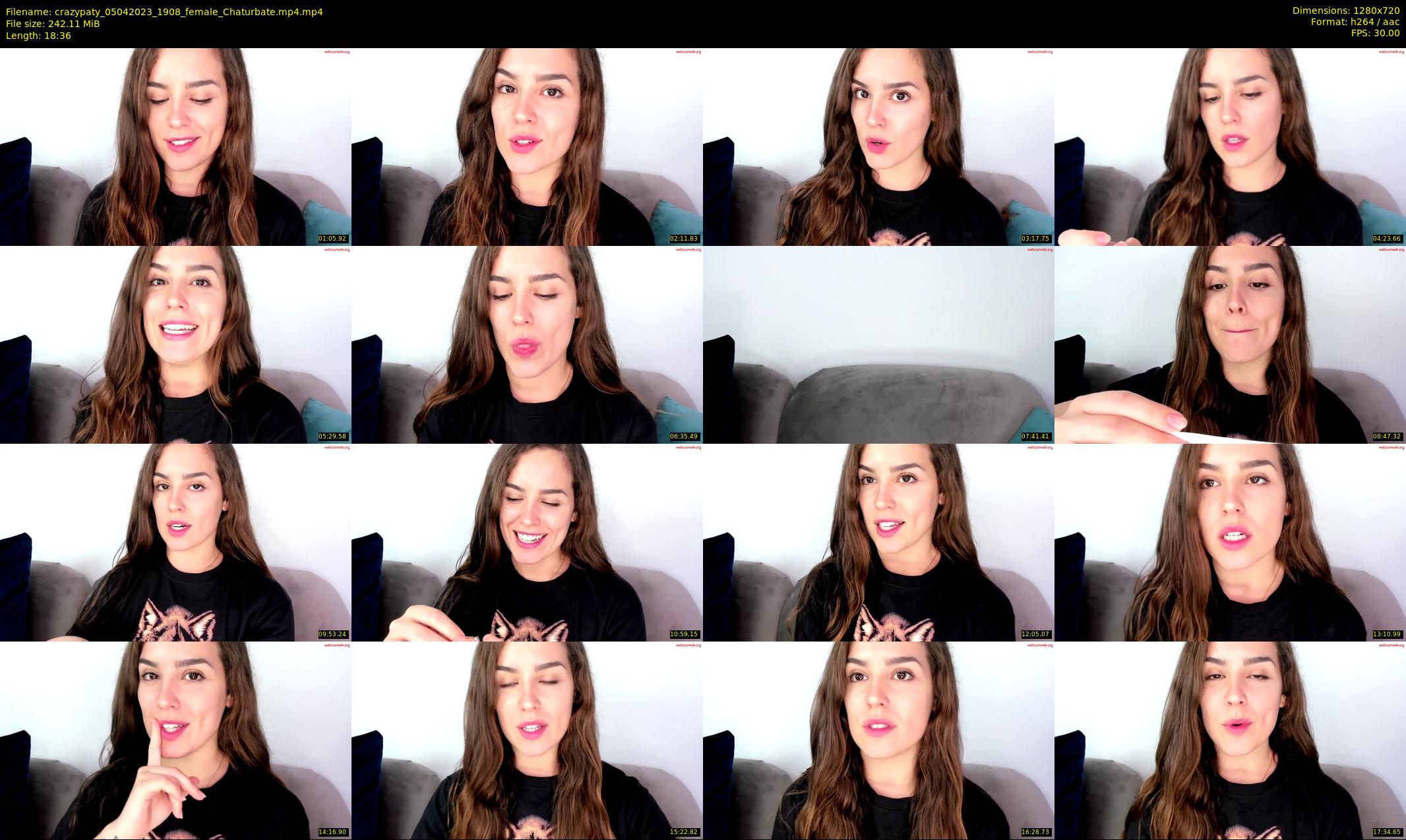 crazypaty — 19 minute Chaturbate female cam show recording, 720p, Apr 5, 2023