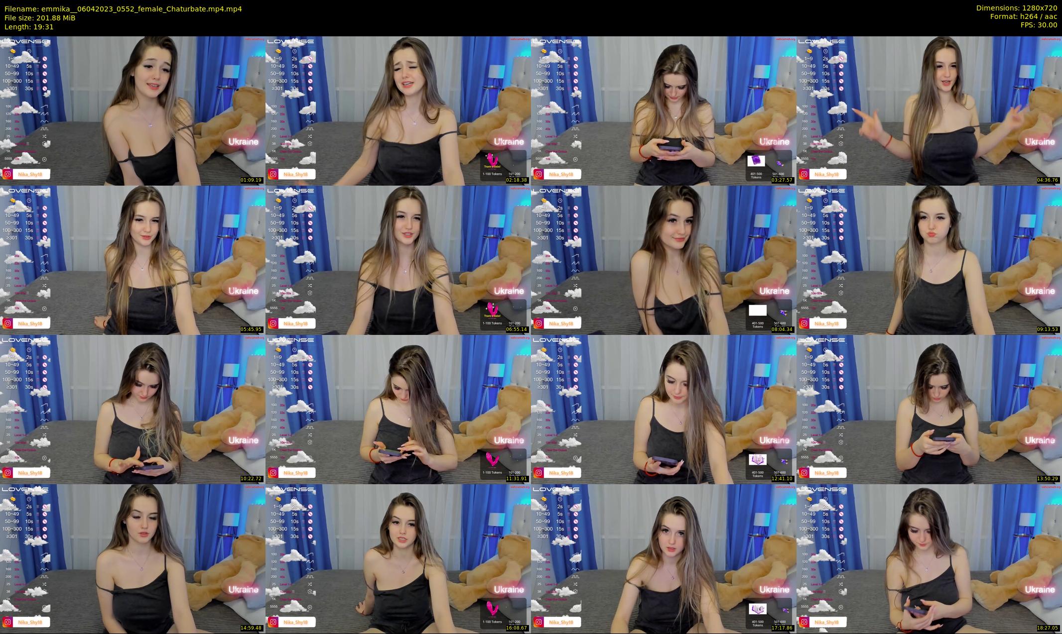 emmika_ — 20 minute Chaturbate female cam show recording, 720p, Apr 6, 2023