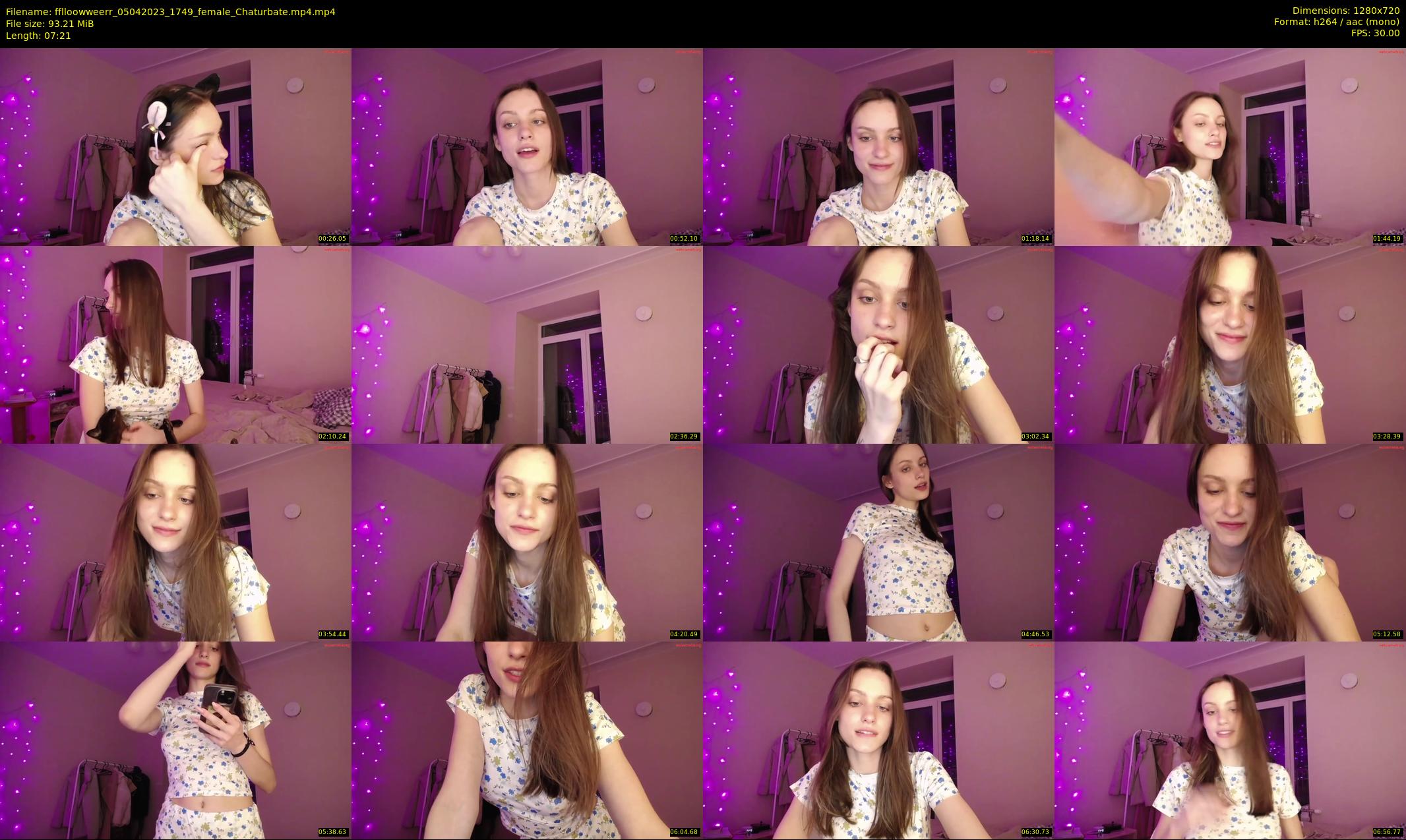 fflloowweerr — 8 minute Chaturbate couple cam show recording, 720p, Apr 5, 2023