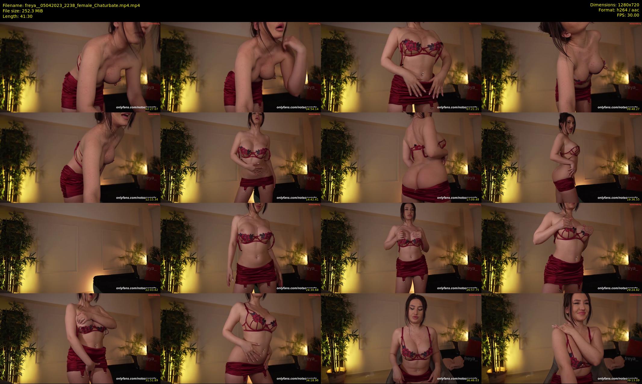 freya_ — 42 minute Chaturbate female cam show recording, 720p, Apr 5, 2023