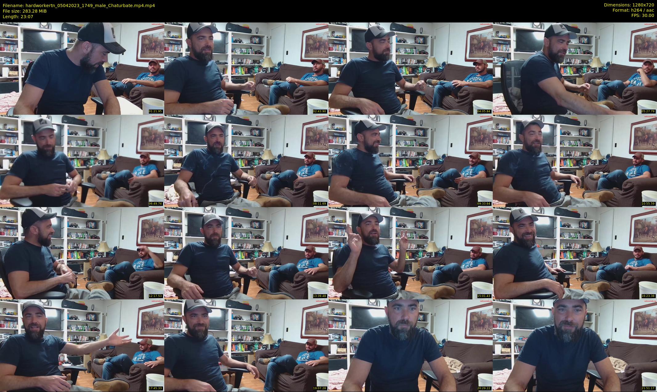hardworkertn — 24 minute Chaturbate male cam show recording, 720p, Apr 5, 2023