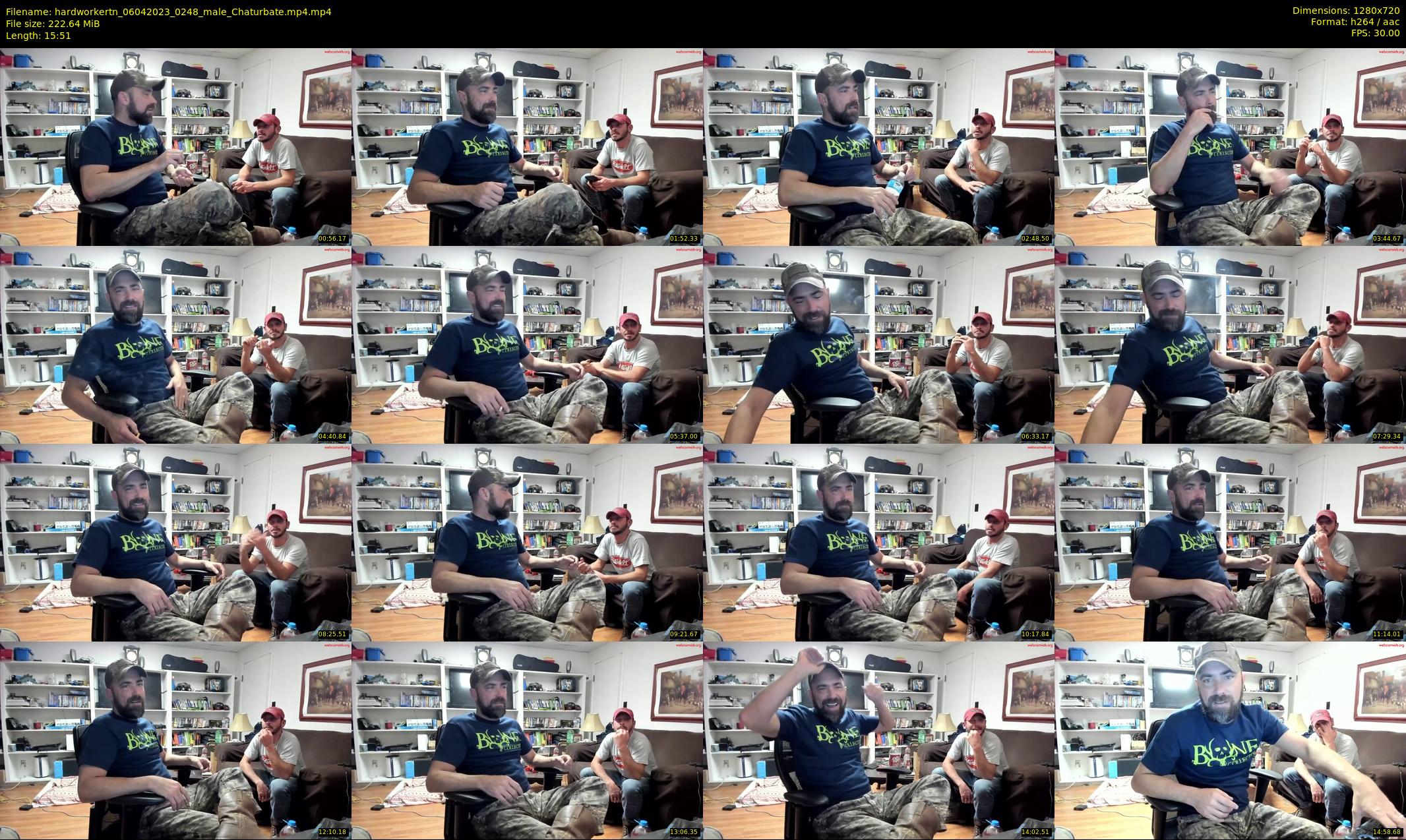 hardworkertn — 16 minute Chaturbate male cam show recording, 720p, Apr 6, 2023