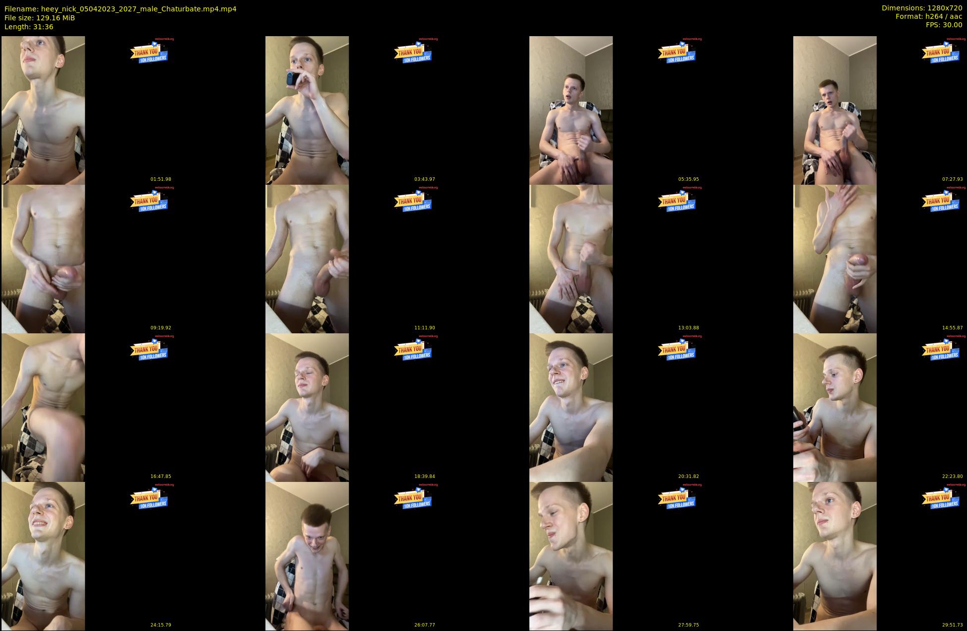 heey_nick — 32 minute Chaturbate male cam show recording, 720p, Apr 5, 2023
