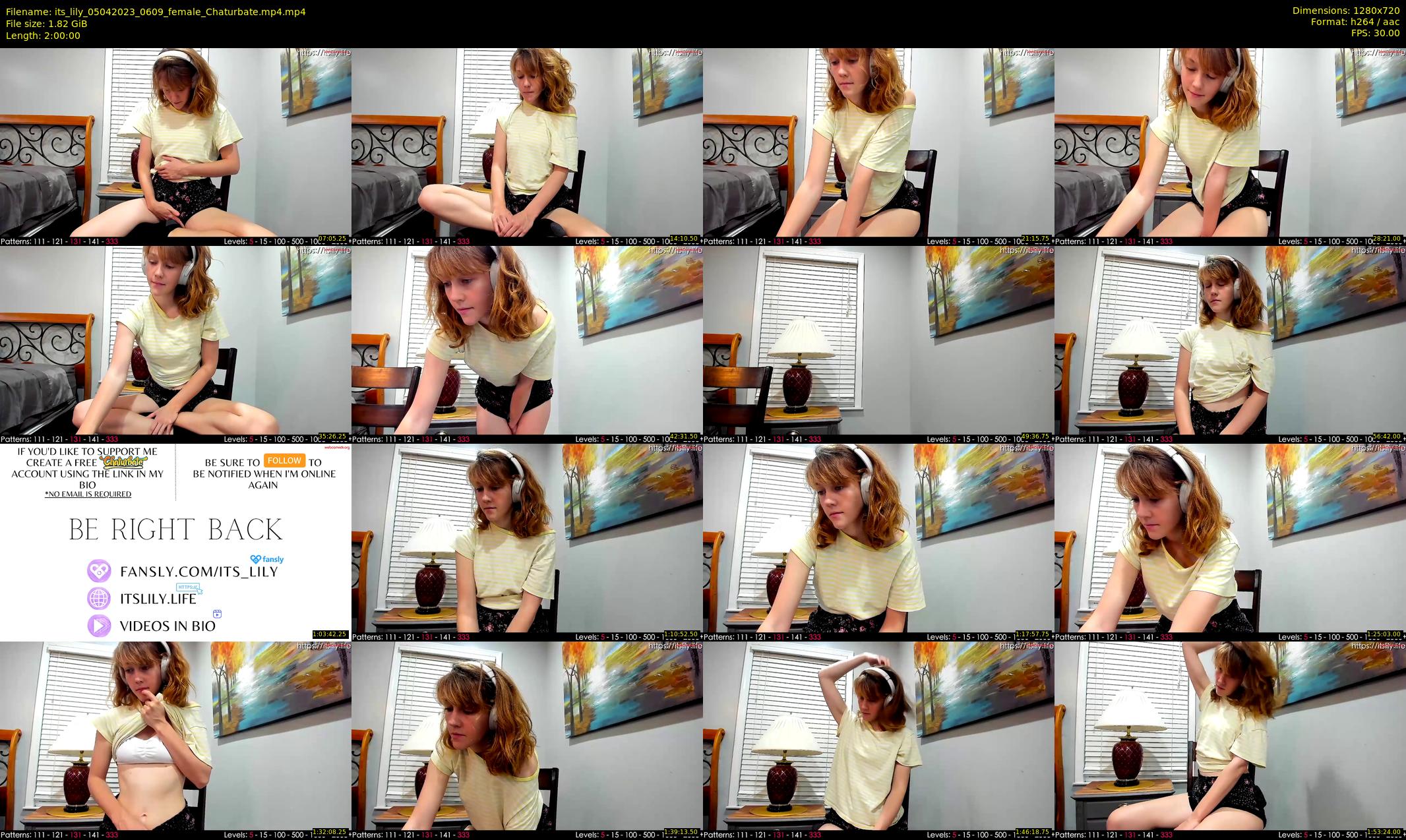 its_lily — 120 minute Chaturbate female cam show recording, 720p, Apr 5, 2023