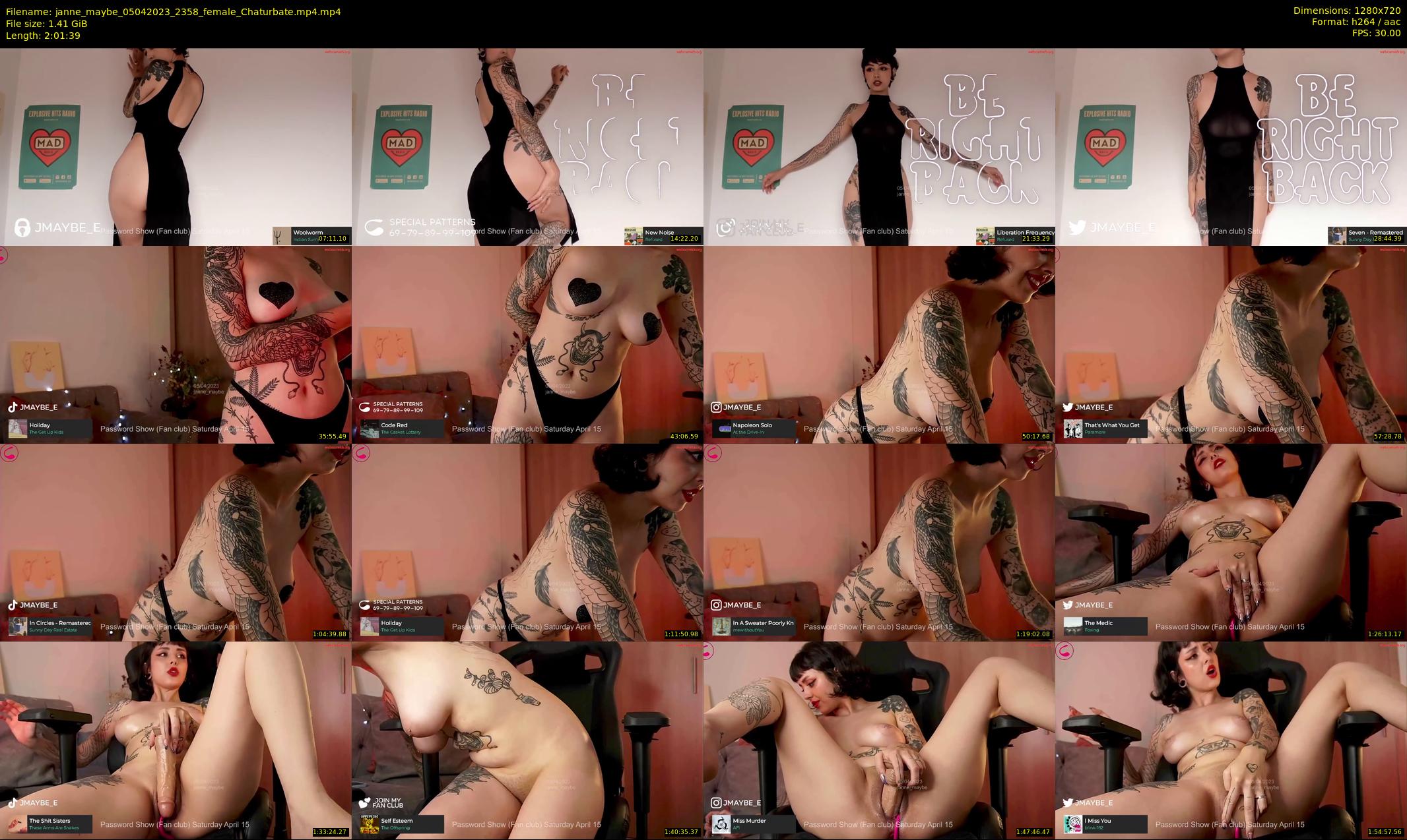 janne_maybe — 122 minute Chaturbate female cam show recording, 720p, Apr 5, 2023