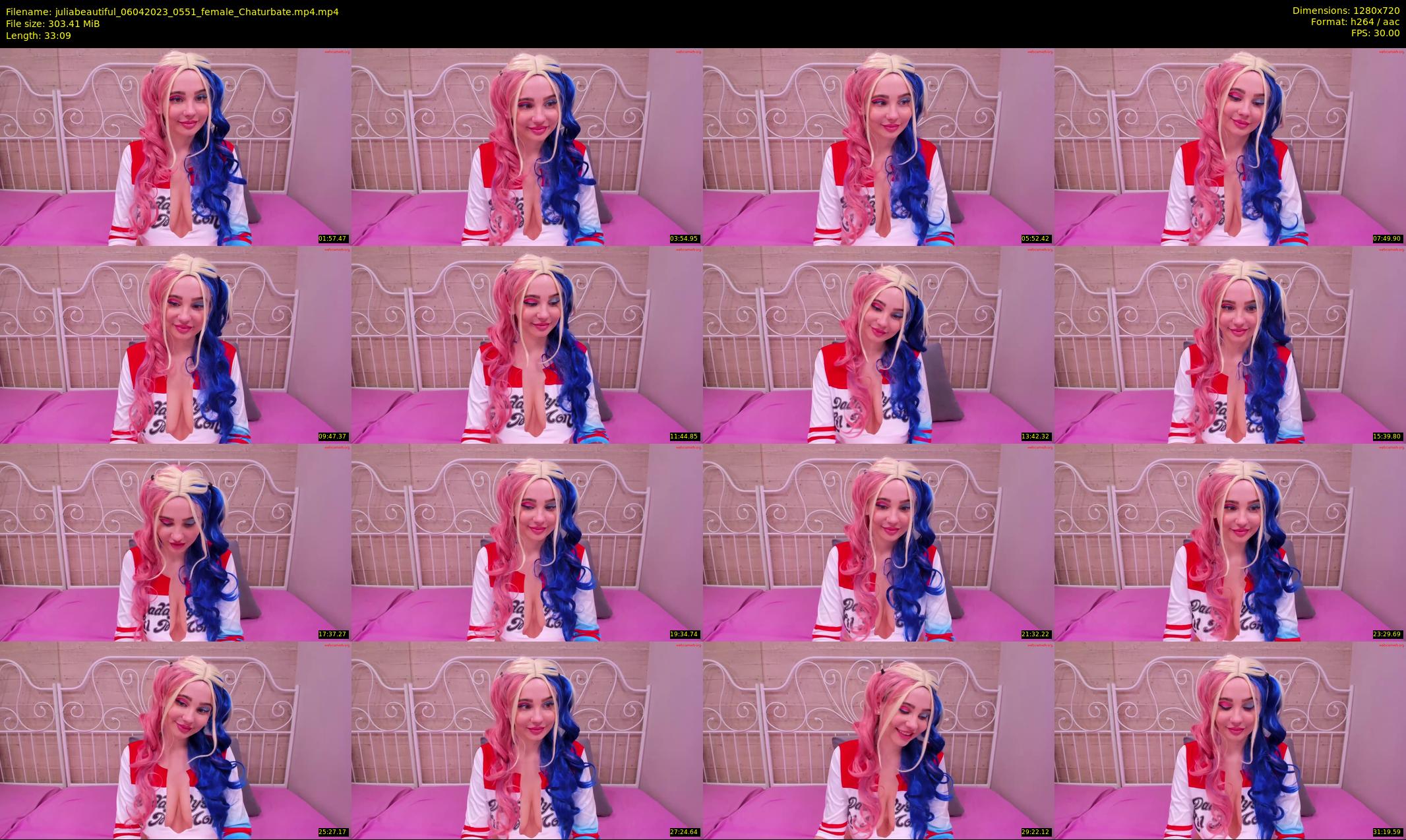 juliabeautiful — 34 minute Chaturbate female cam show recording, 720p, Apr 6, 2023