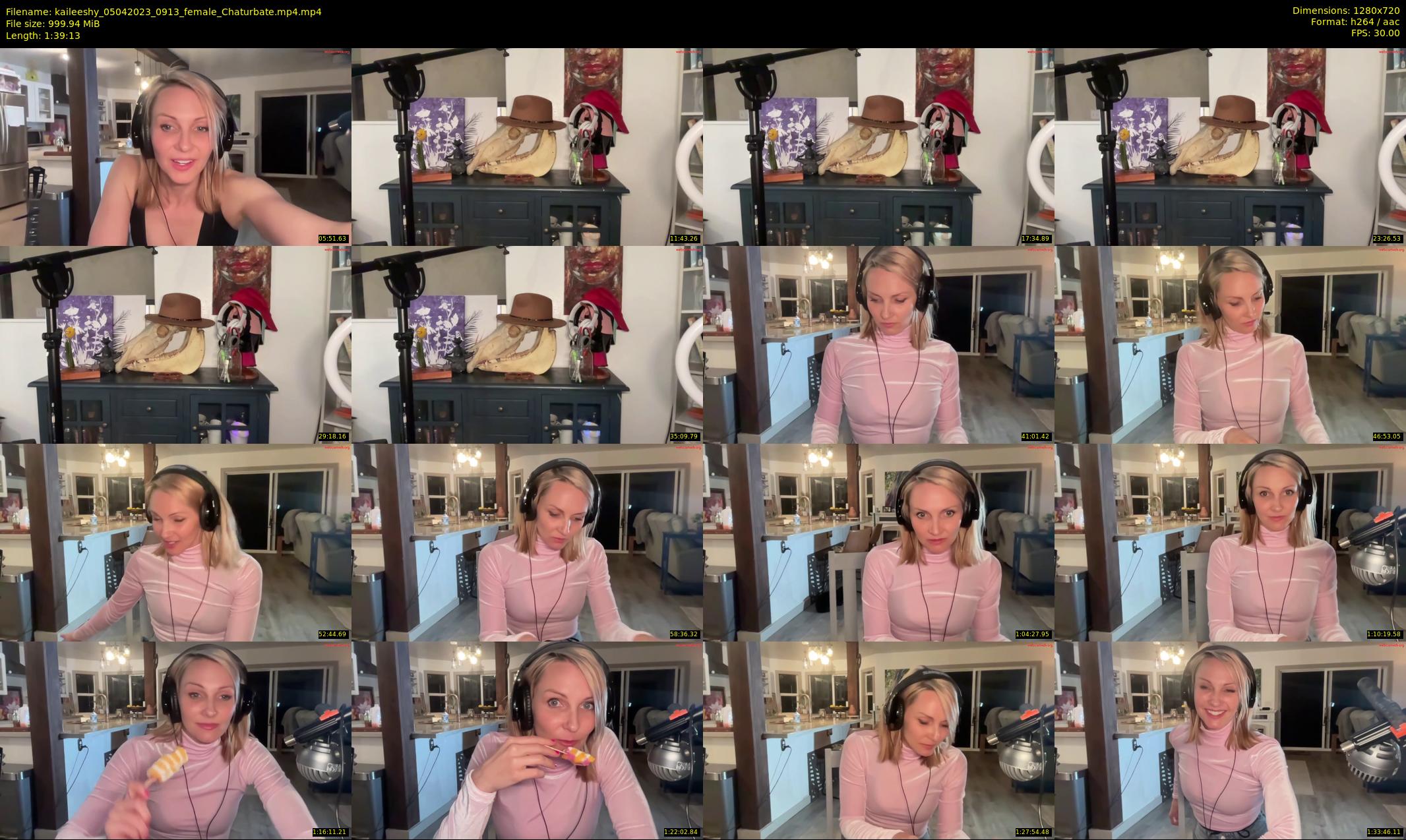 kaileeshy — 100 minute Chaturbate female cam show recording, 720p, Apr 5, 2023