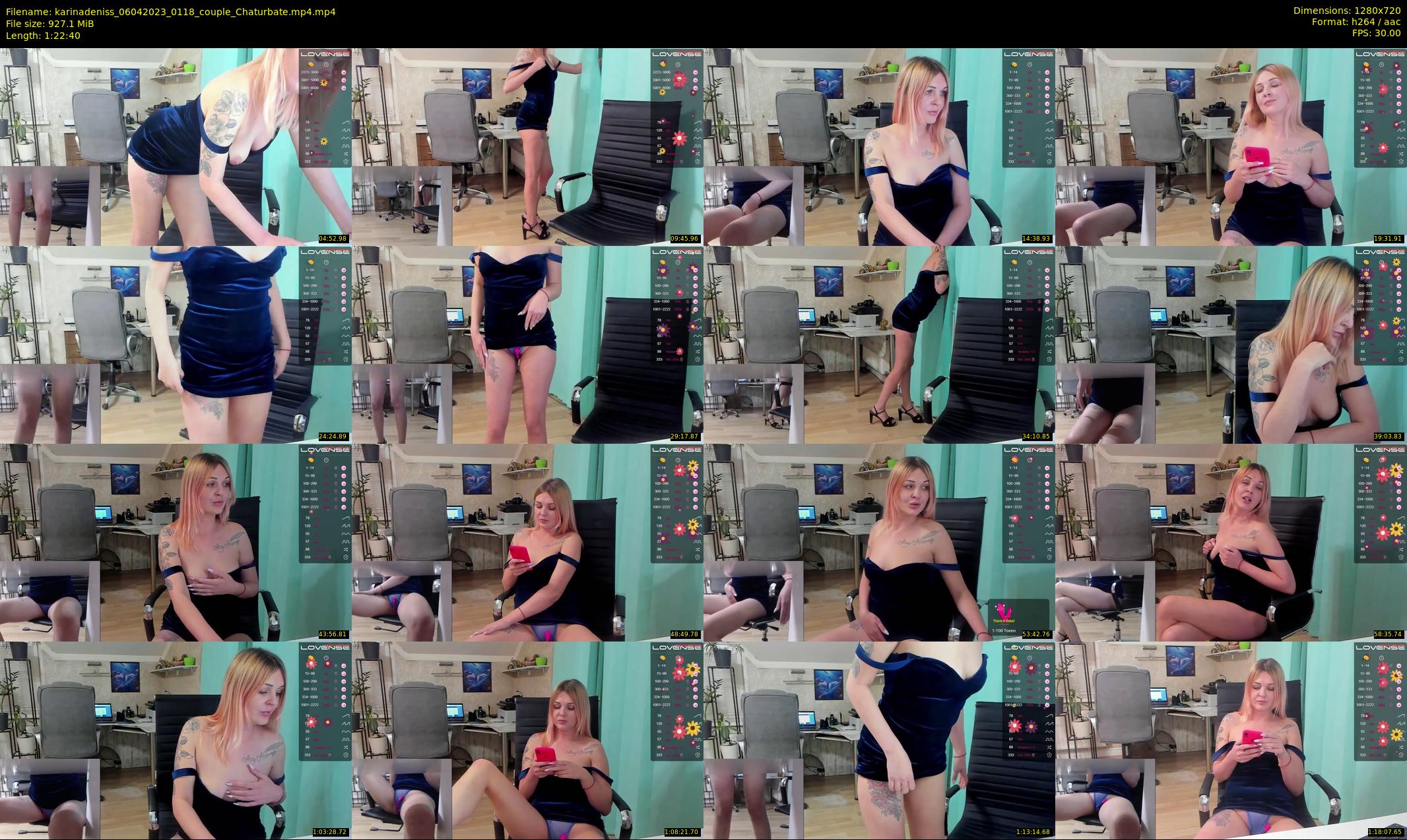 karinadeniss — 83 minute Chaturbate couple cam show recording, 720p, Apr 6, 2023