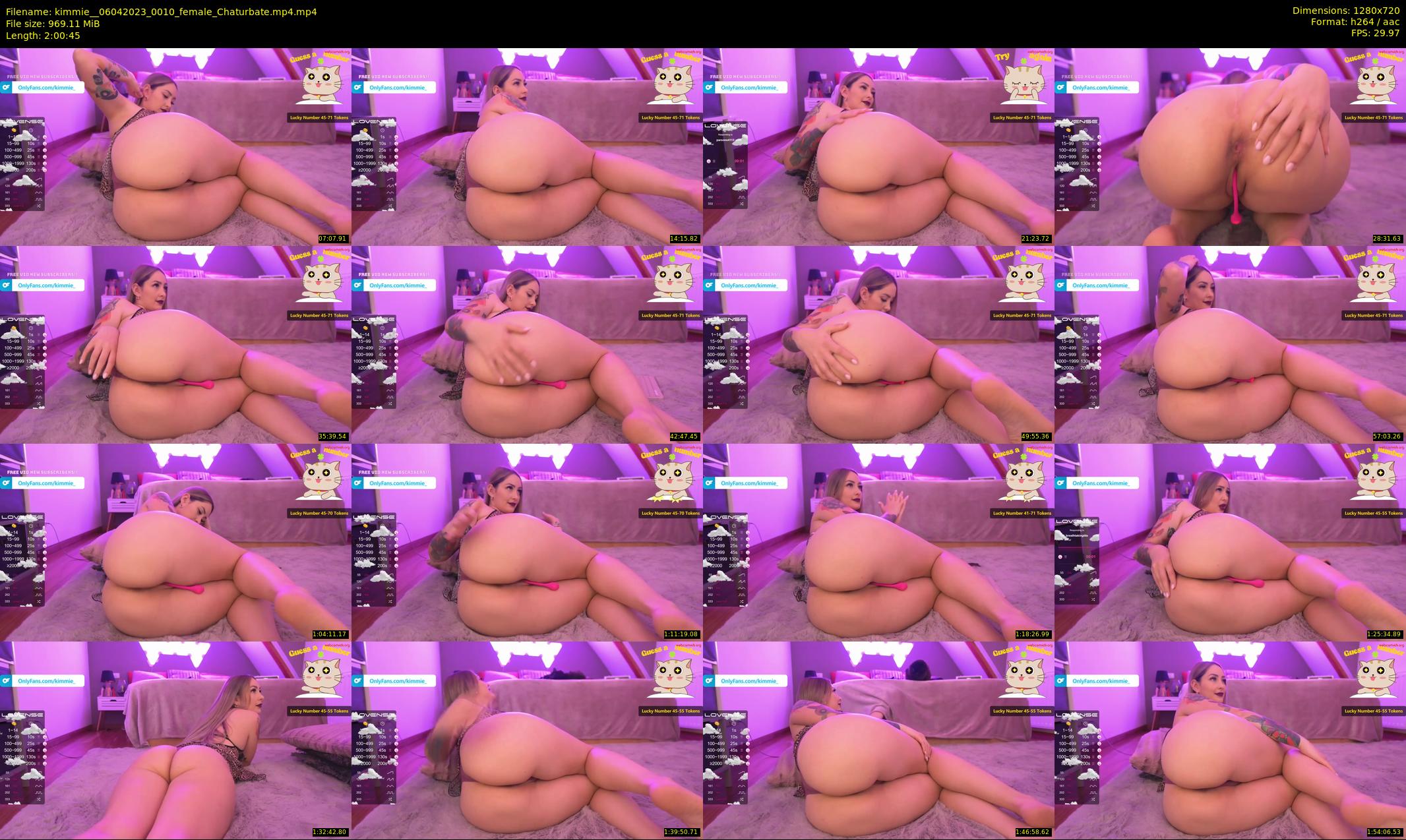 kimmie_ — 121 minute Chaturbate female cam show recording, 720p, Apr 6, 2023