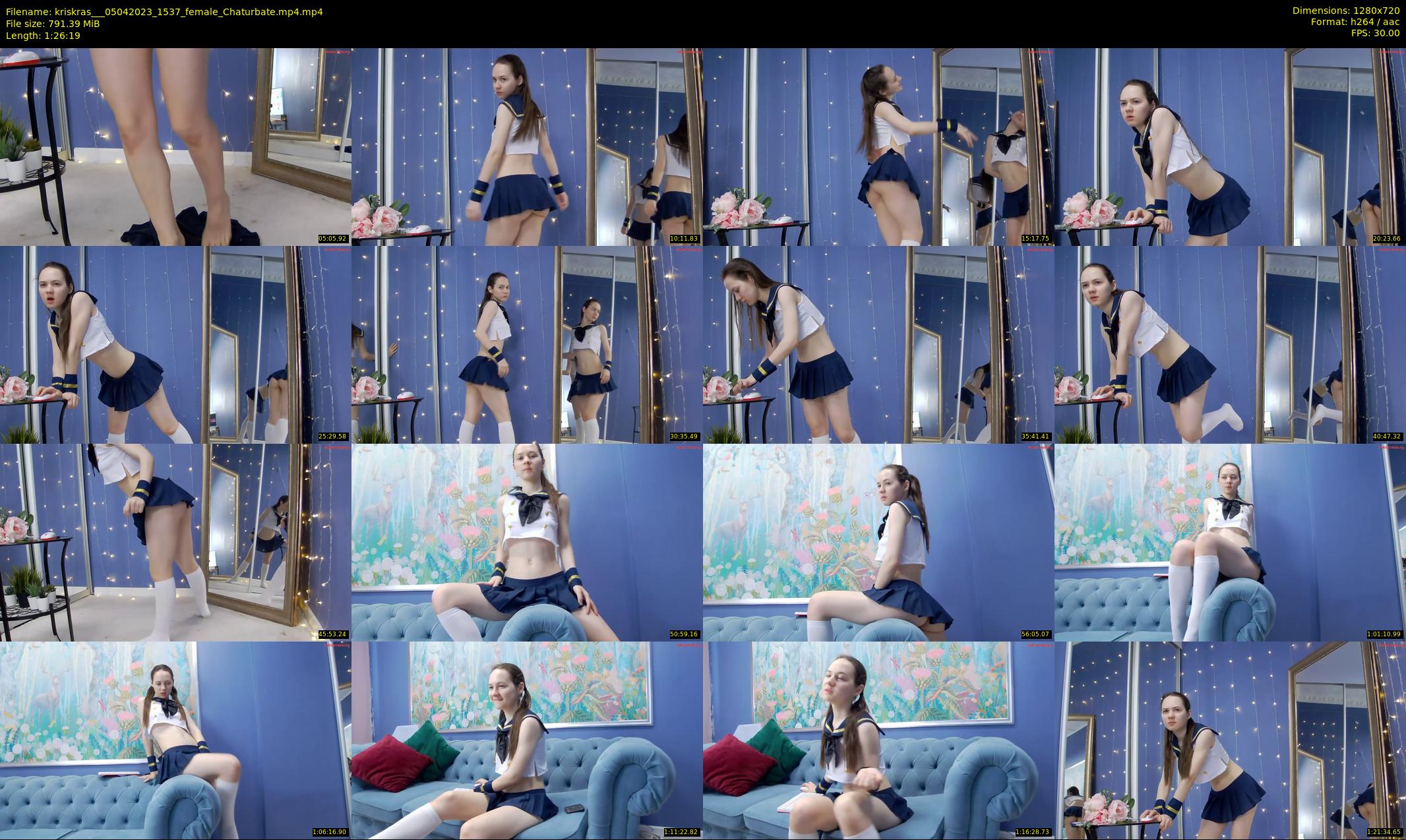 kriskras__ — 87 minute Chaturbate female cam show recording, 720p, Apr 5, 2023