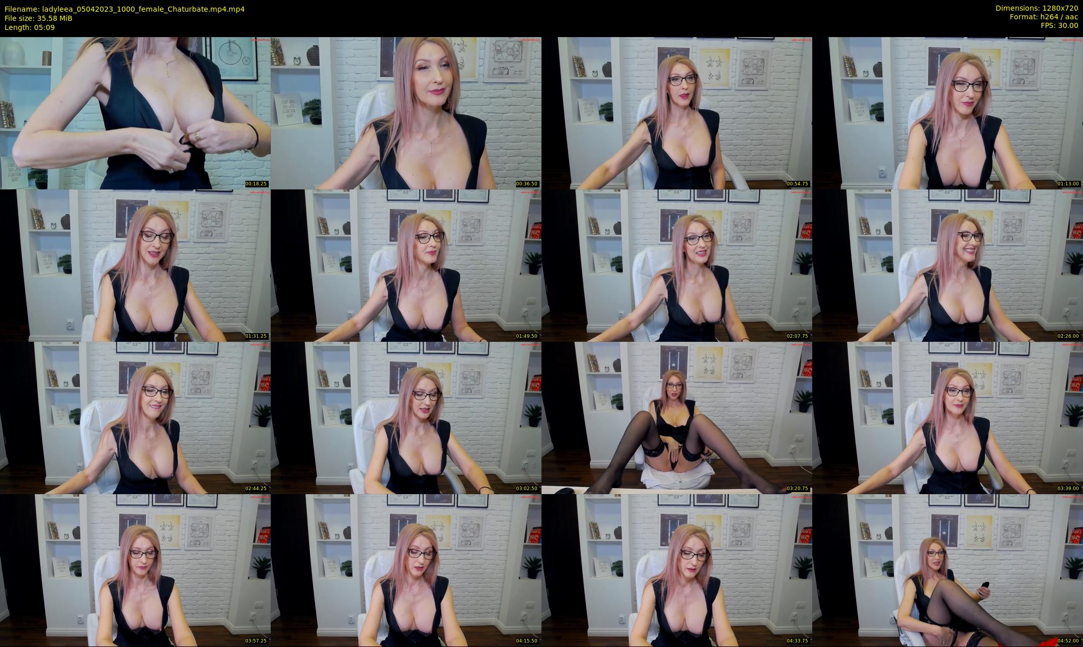 ladyleea — 6 minute Chaturbate female cam show recording, 720p, Apr 5, 2023