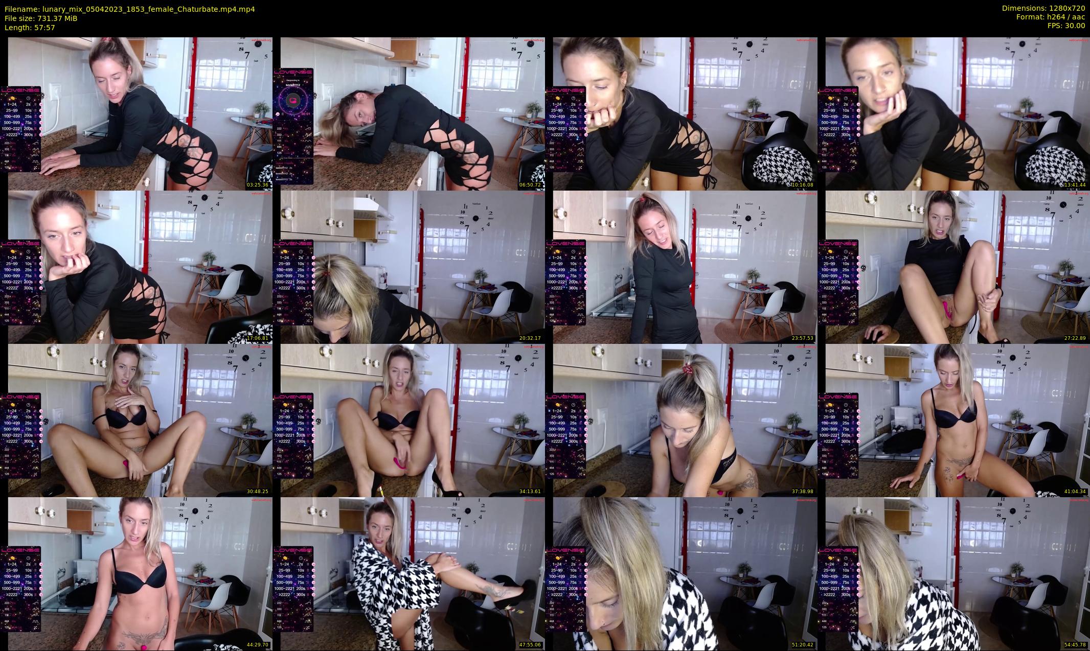 lunary_mix — 58 minute Chaturbate couple cam show recording, 720p, Apr 5, 2023