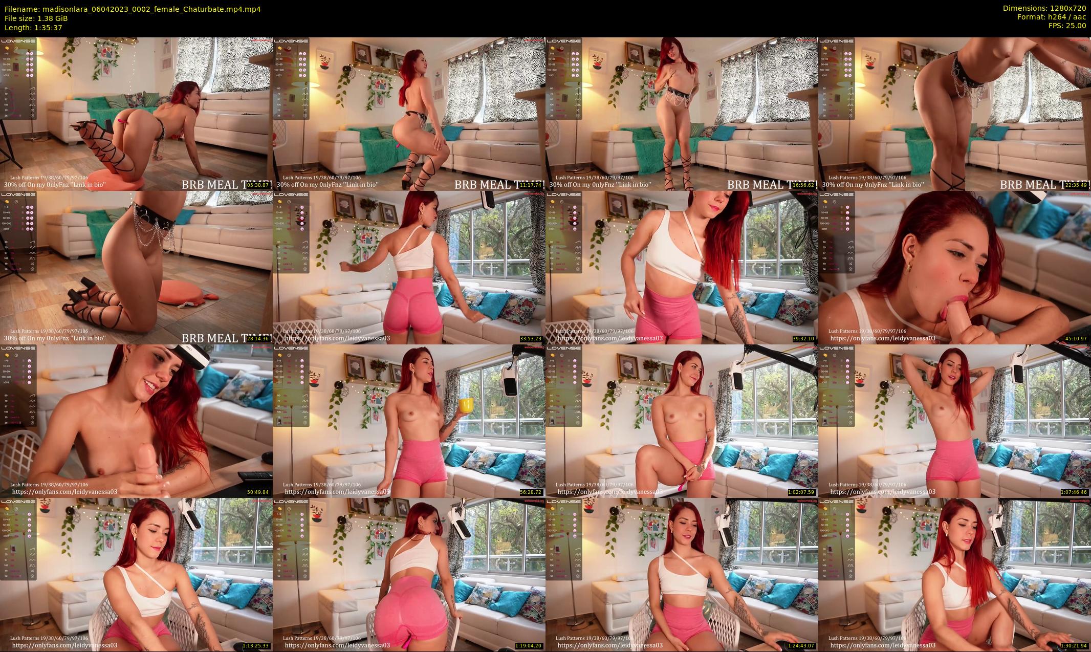 madisonlara — 96 minute Chaturbate female cam show recording, 720p, Apr 6, 2023