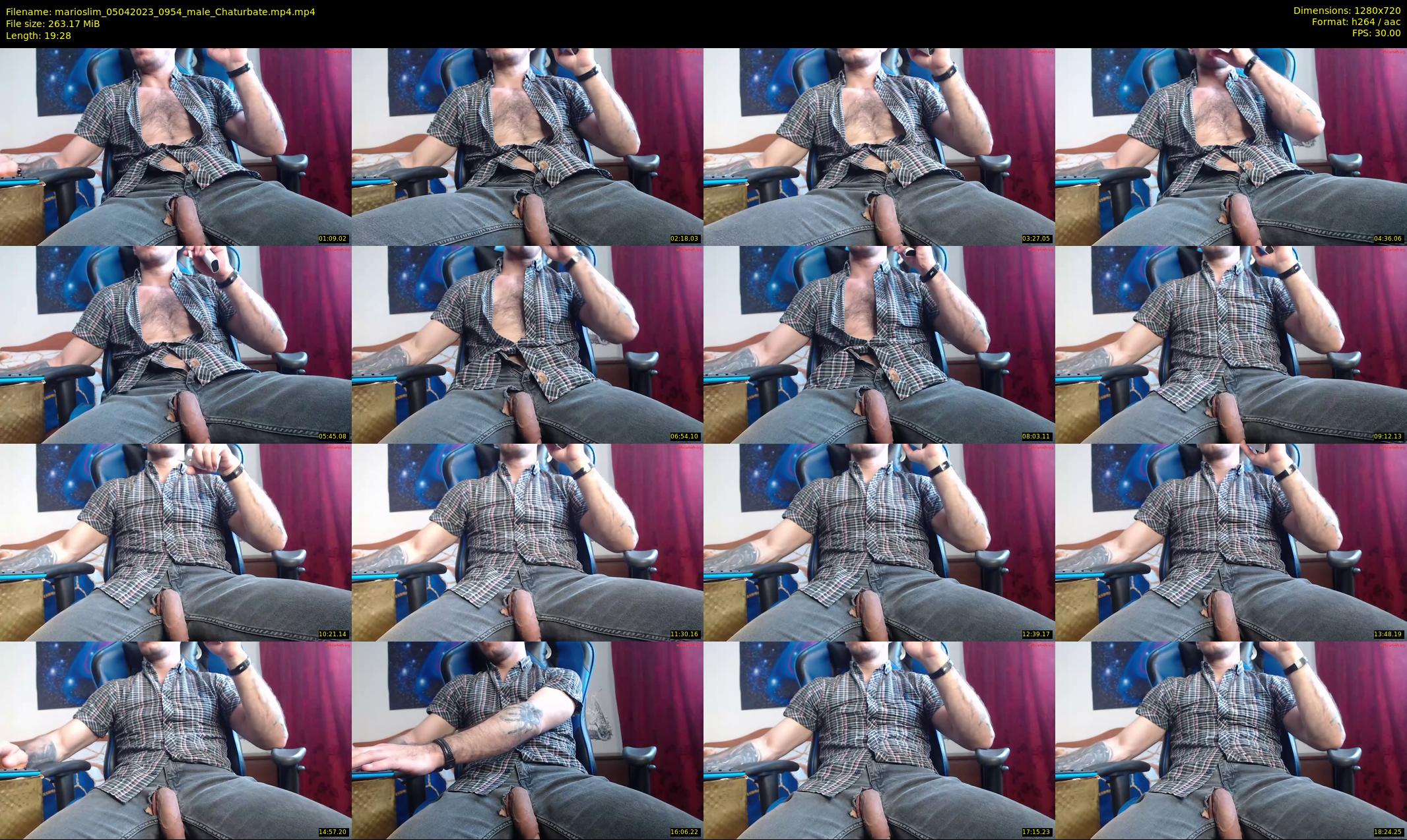 marioslim — 20 minute Chaturbate male cam show recording, 720p, Apr 5, 2023